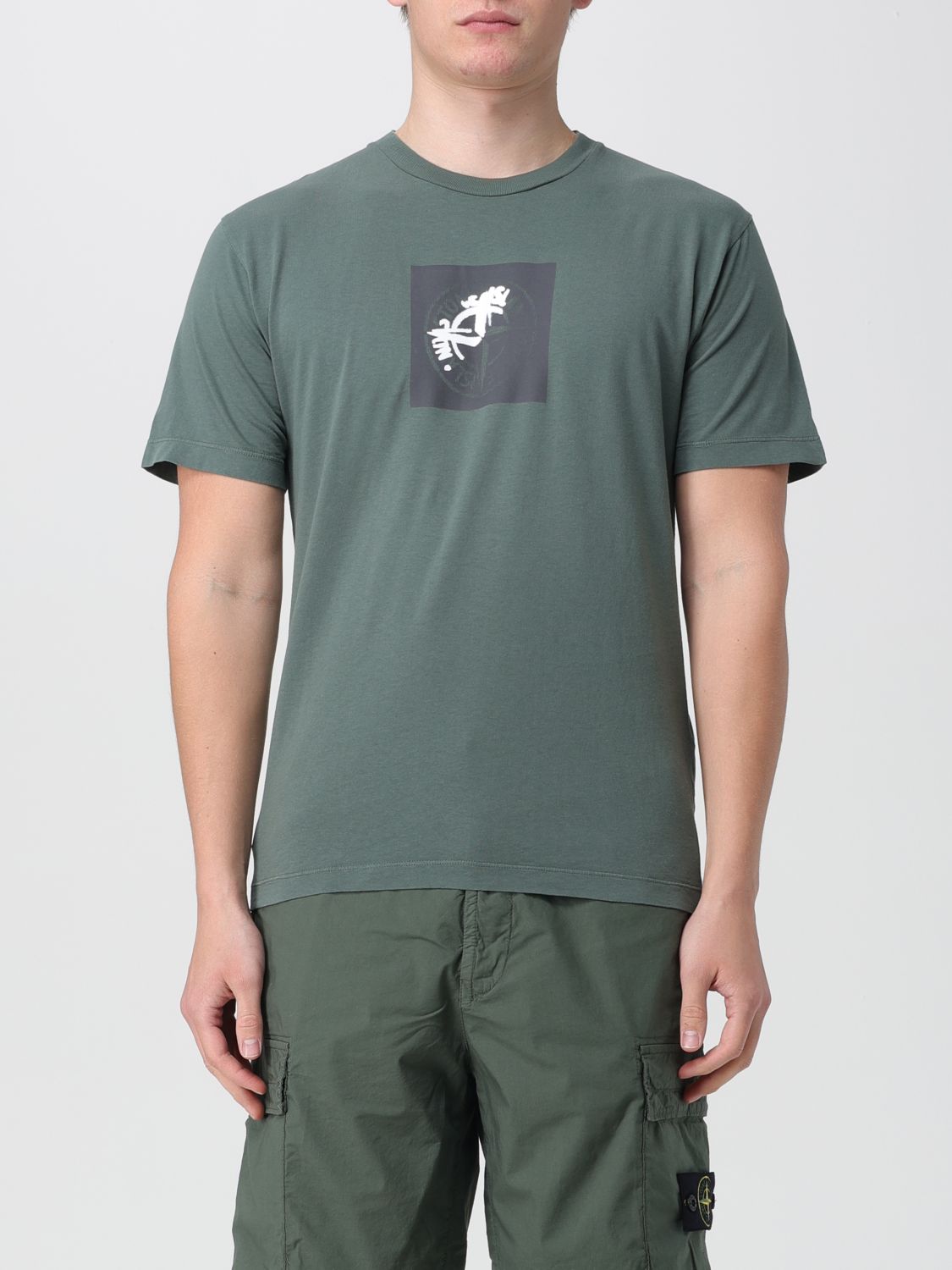 Stone Island T-Shirt STONE ISLAND Men colour Moss Green