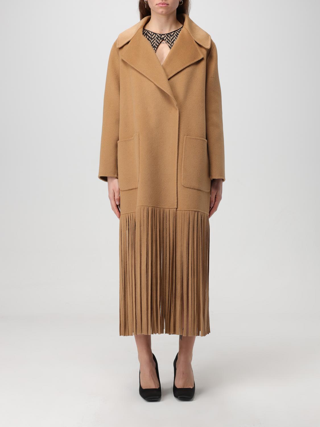 Simona Corsellini Coat SIMONA CORSELLINI Woman colour Tobacco