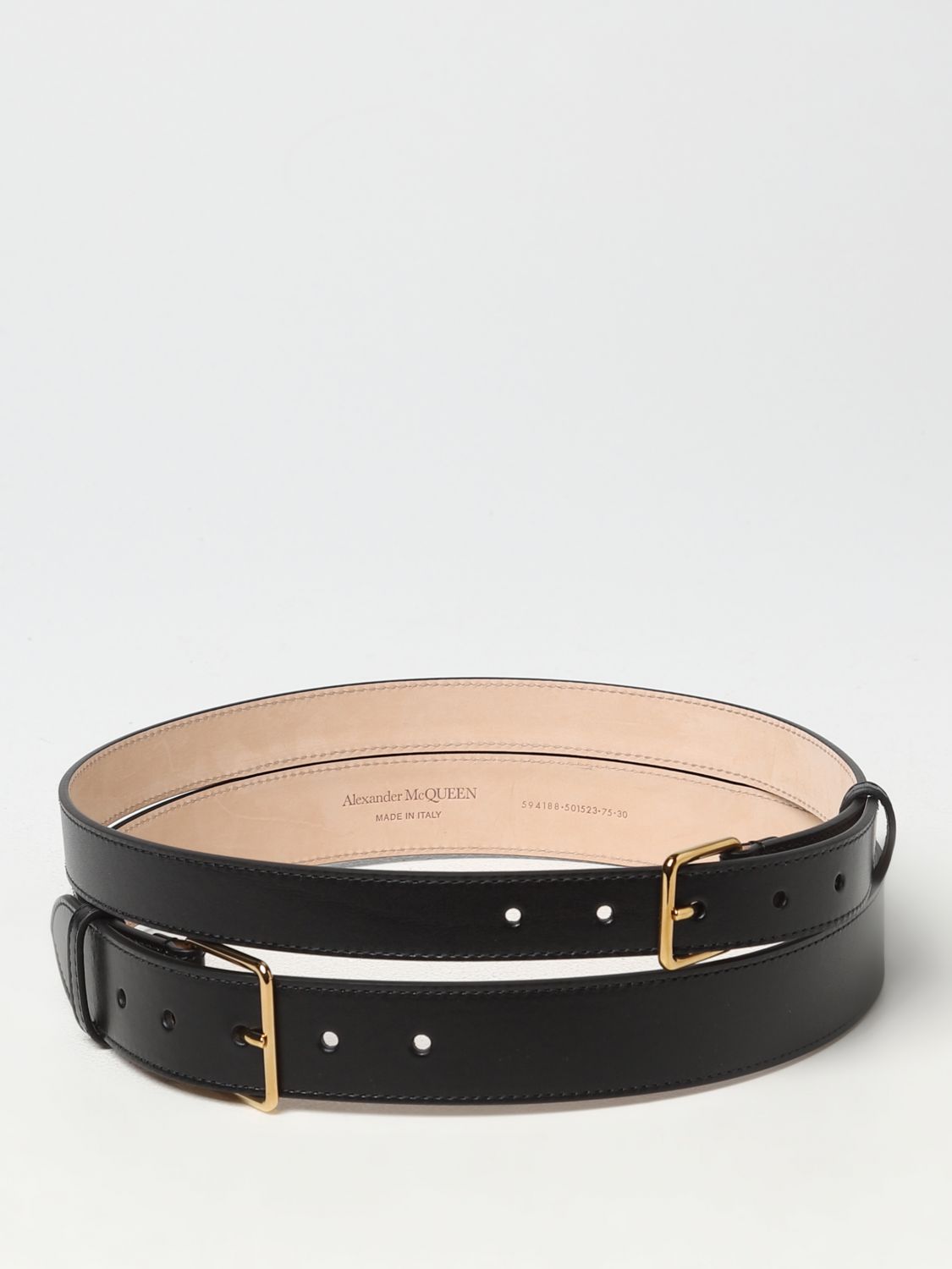 Alexander McQueen Belt ALEXANDER MCQUEEN Woman colour Black