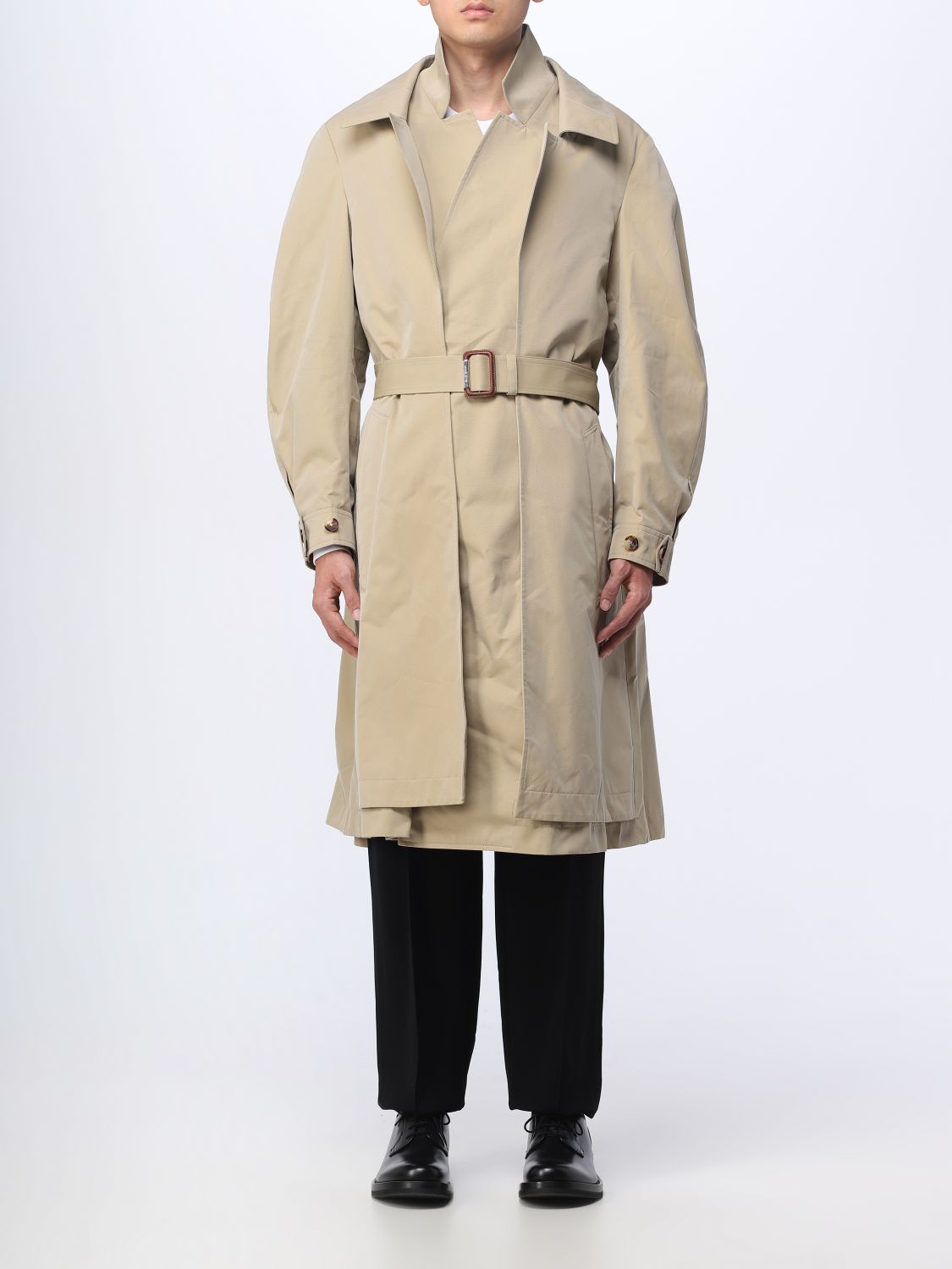 Alexander McQueen Trench Coat ALEXANDER MCQUEEN Men colour Beige