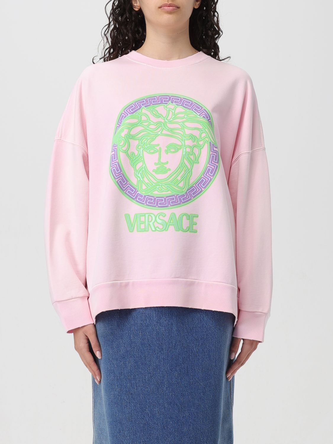 Versace Sweatshirt VERSACE Woman colour Pink