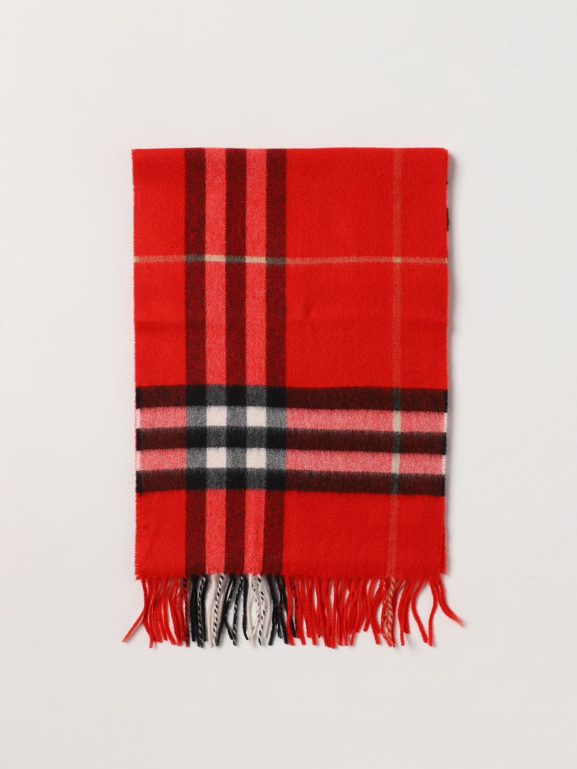 Burberry Scarf BURBERRY Woman colour Red