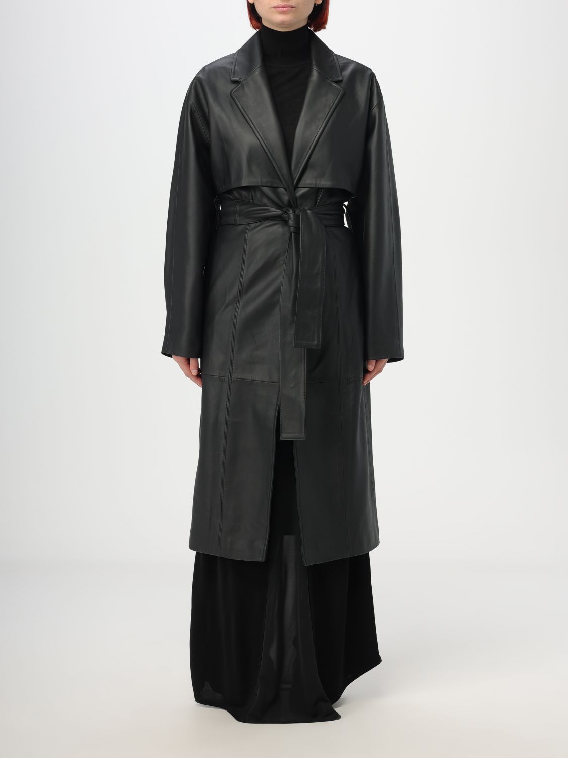 Calvin Klein Coat CALVIN KLEIN Woman colour Black