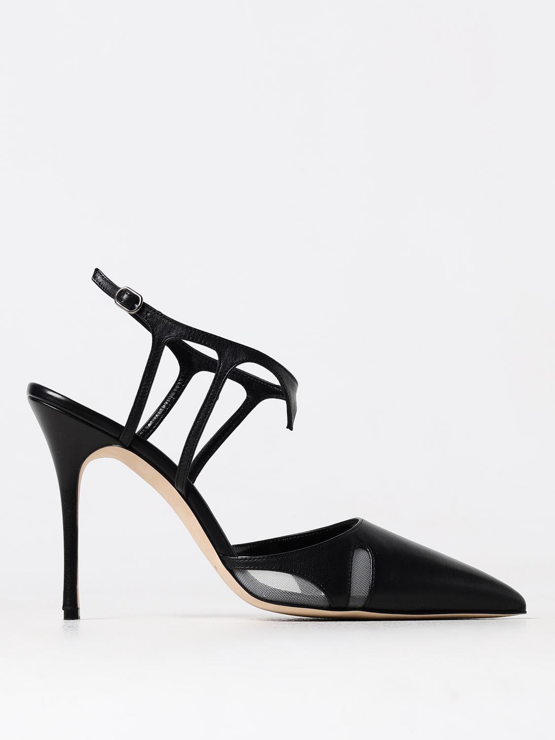 Manolo Blahnik High Heel Shoes MANOLO BLAHNIK Woman color Black