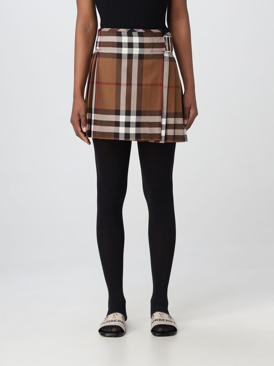 Burberry Skirt BURBERRY Woman colour Brown