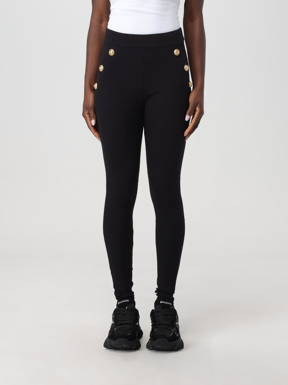 Balmain Trousers BALMAIN Woman colour Black