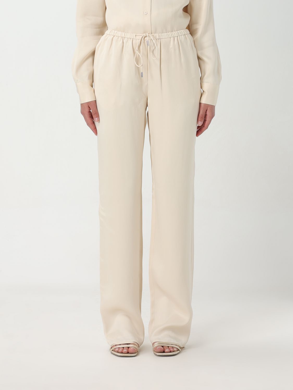 Calvin Klein Trousers CALVIN KLEIN Woman colour Ivory