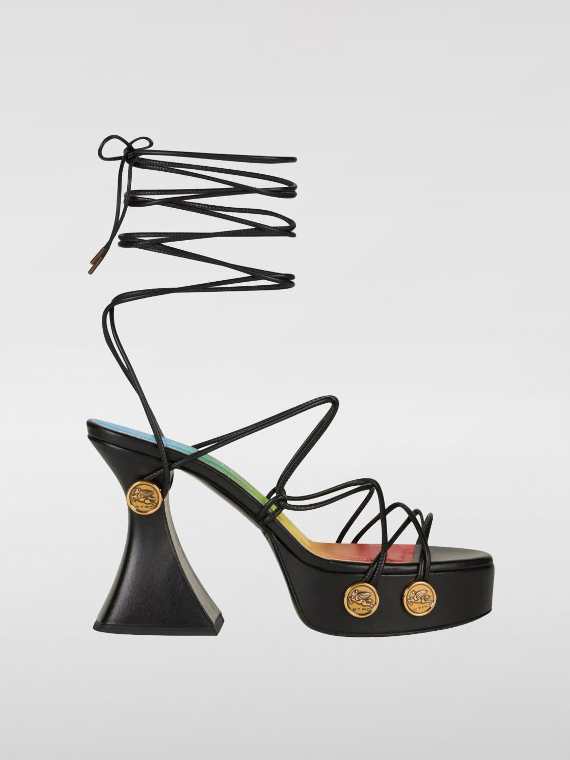 Etro Heeled Sandals ETRO Woman color Black