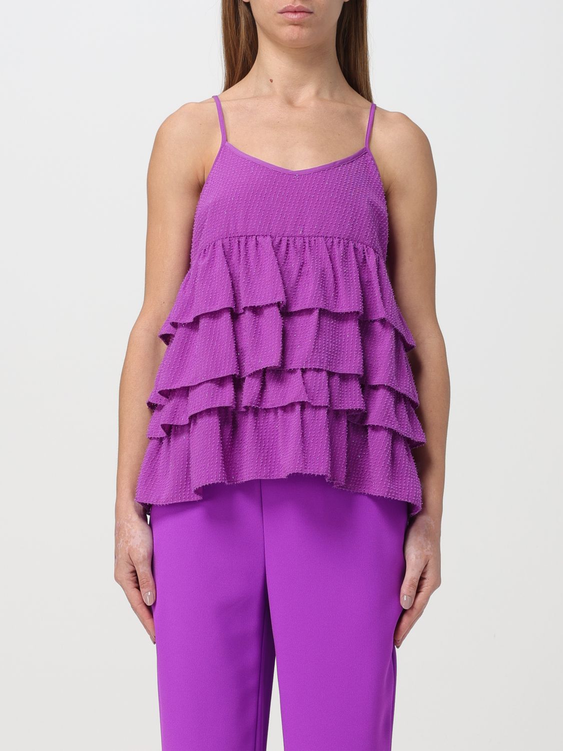 Actitude Twinset Top ACTITUDE TWINSET Woman colour Violet