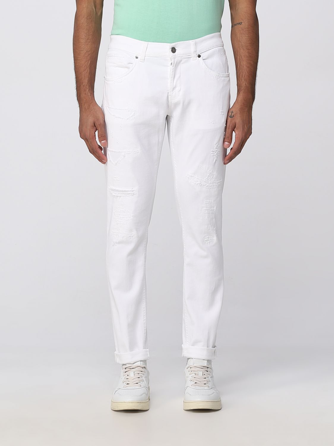 Dondup Trousers DONDUP Men colour White