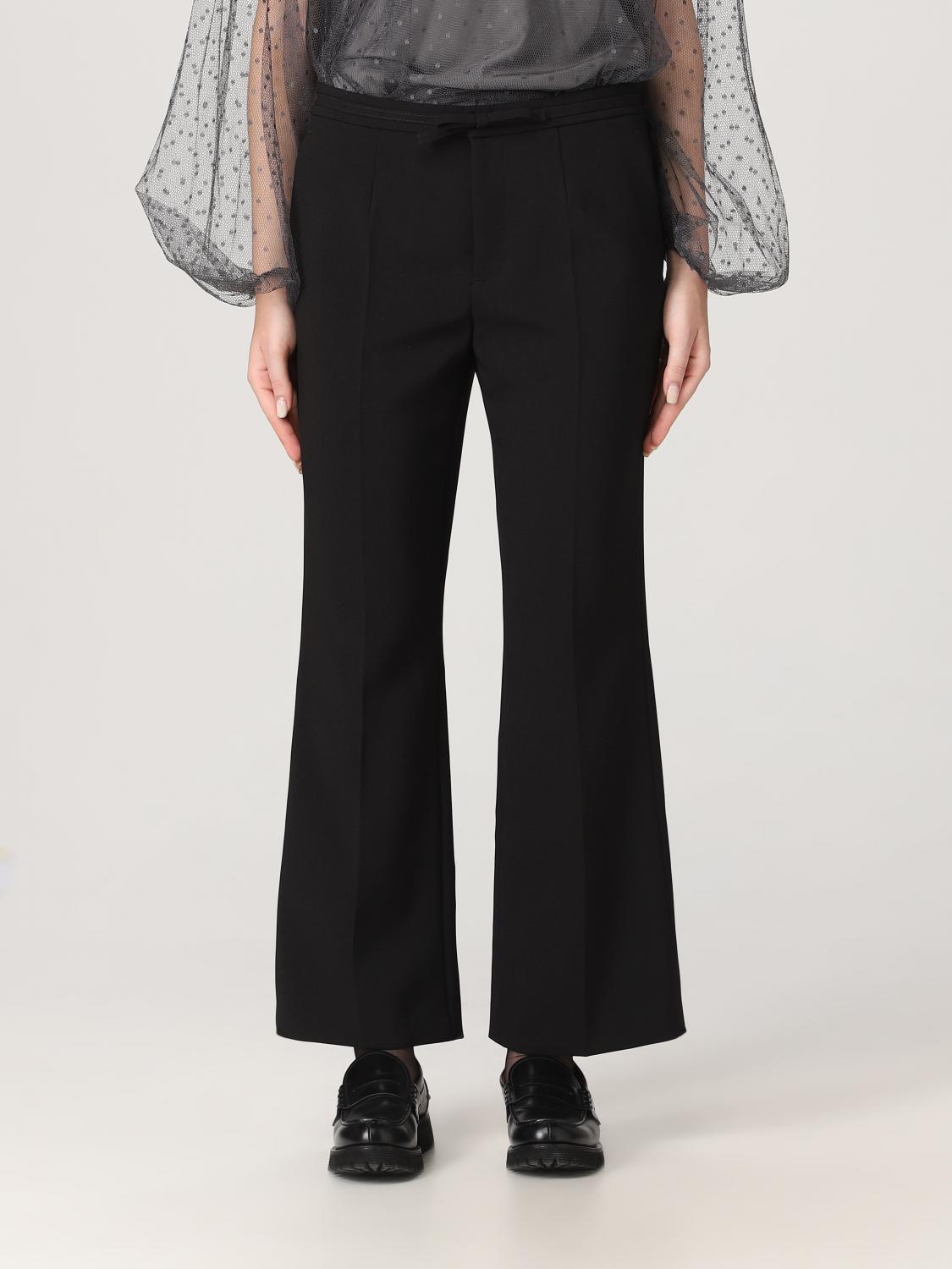 Red Valentino Trousers RED VALENTINO Woman colour Black