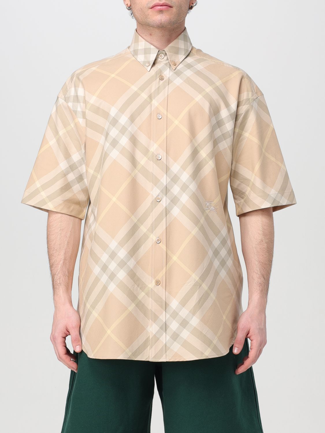 Burberry Shirt BURBERRY Men colour Beige