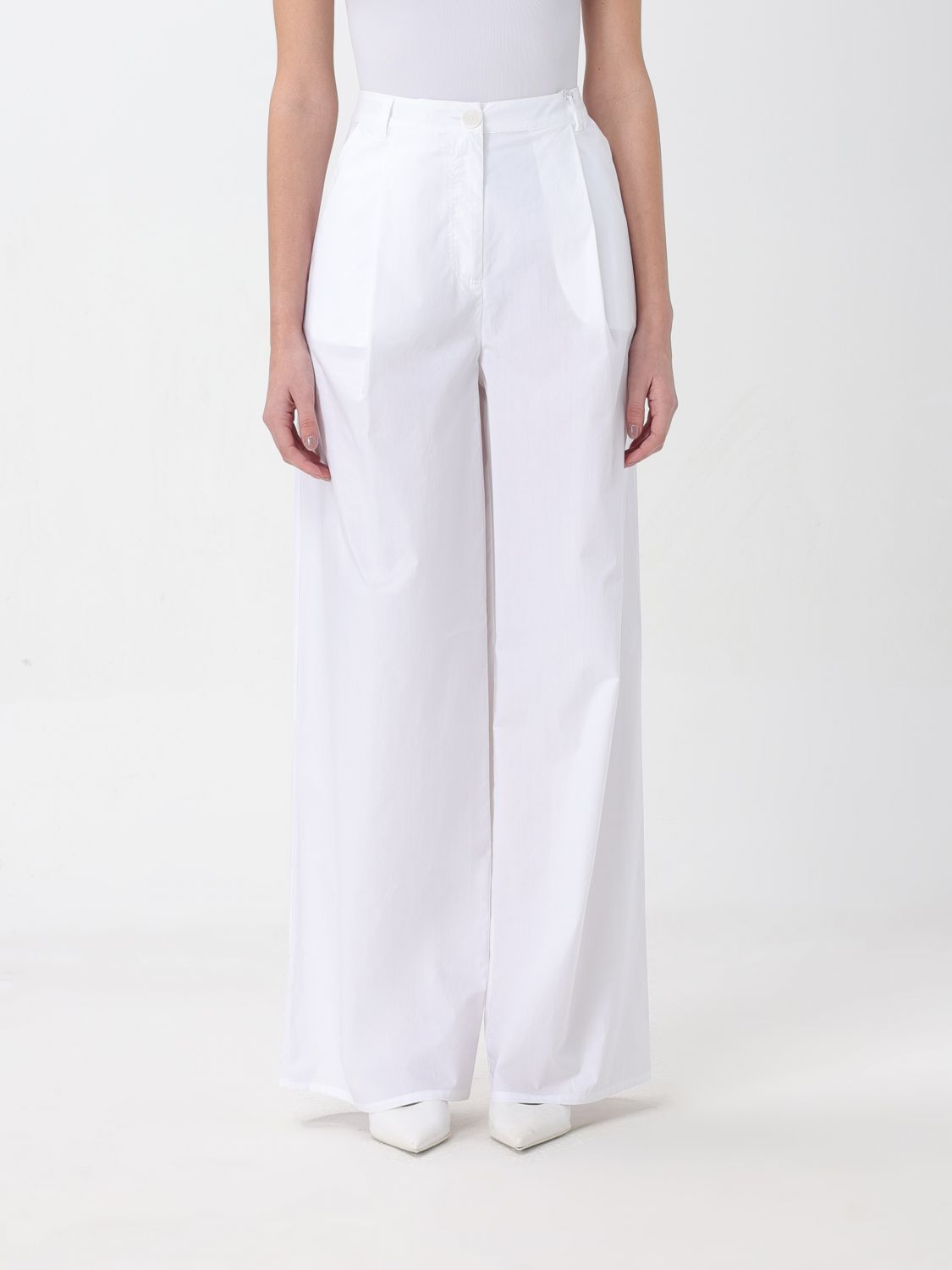 Patrizia Pepe Trousers PATRIZIA PEPE Woman colour White