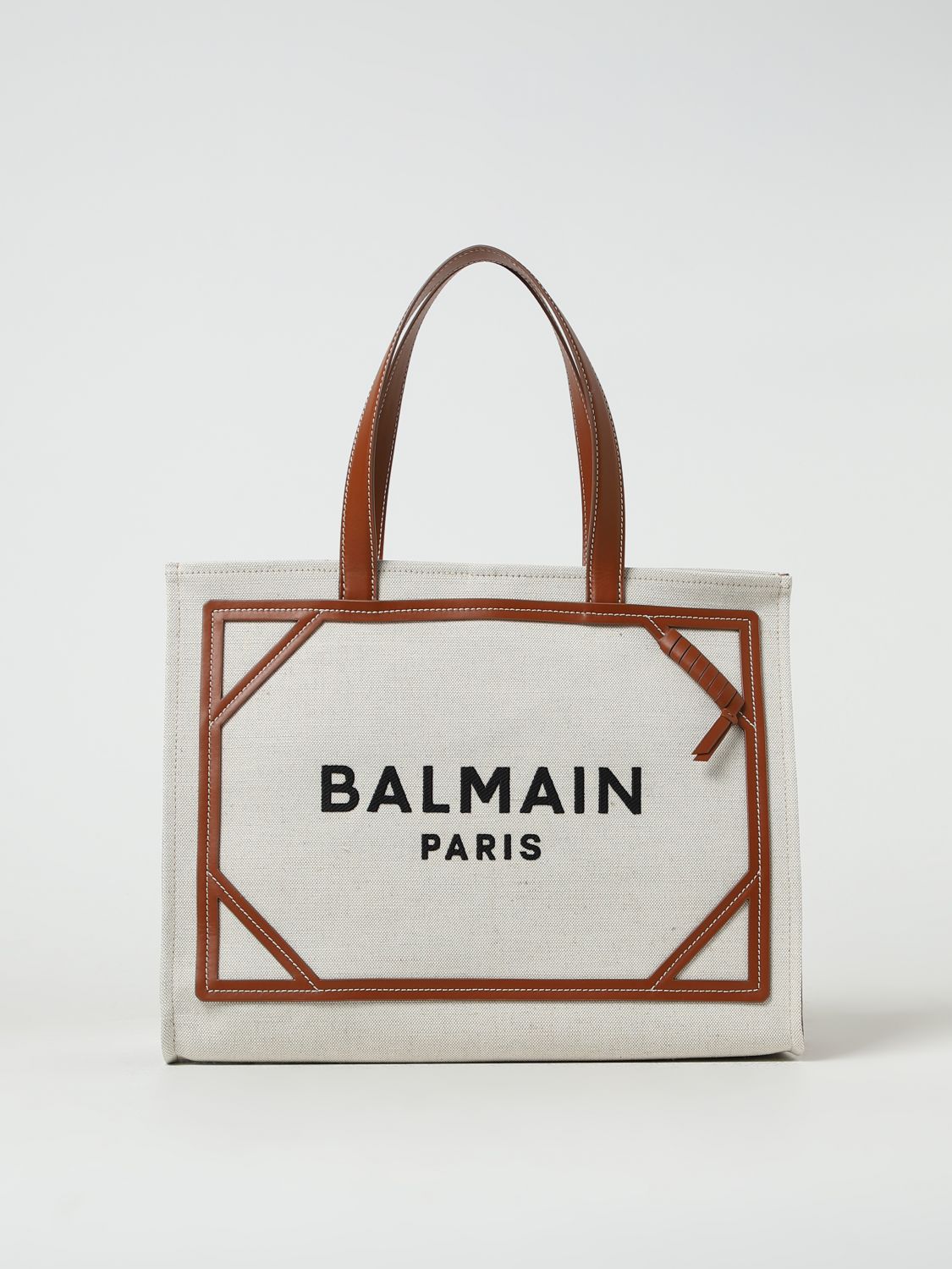 Balmain Tote Bags BALMAIN Woman colour Natural