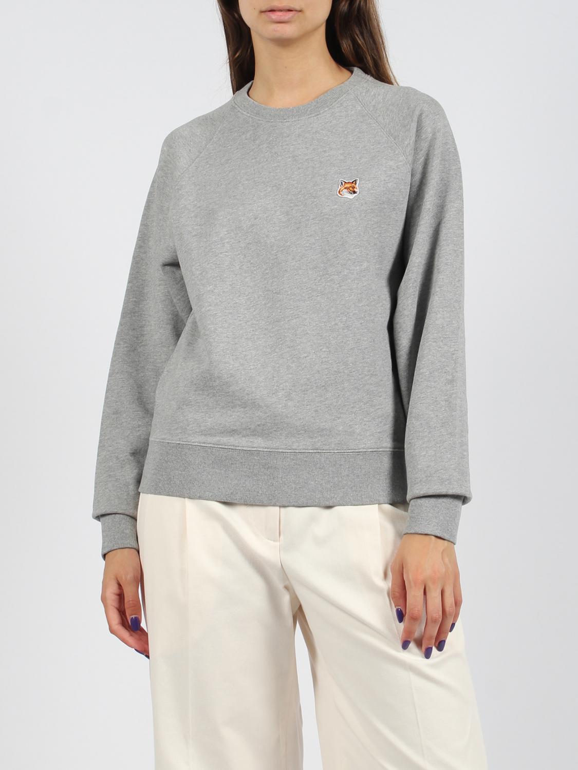 Maison Kitsuné Sweatshirt MAISON KITSUNÉ Woman color Grey