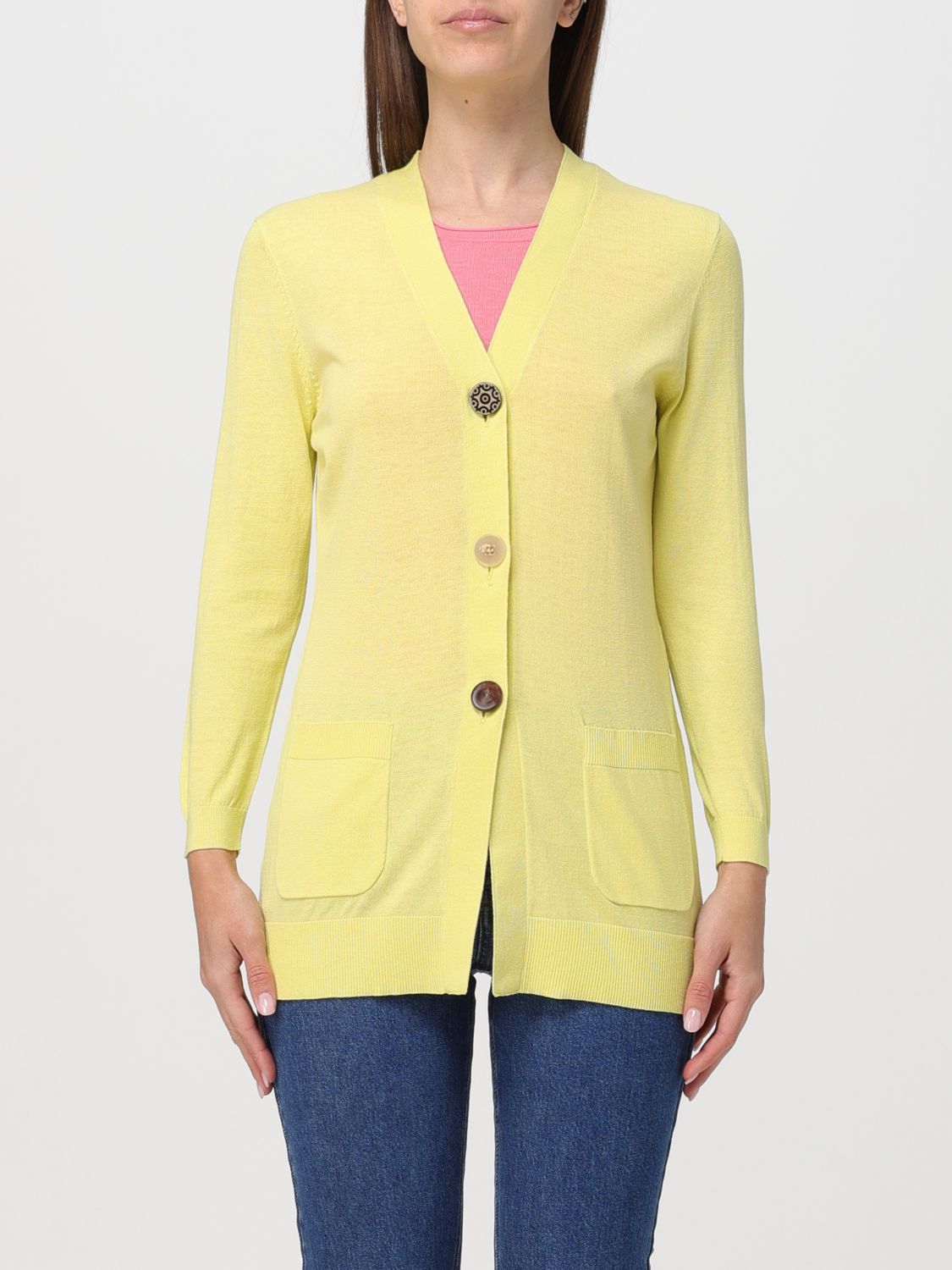 Maliparmi Cardigan MALIPARMI Woman colour Yellow