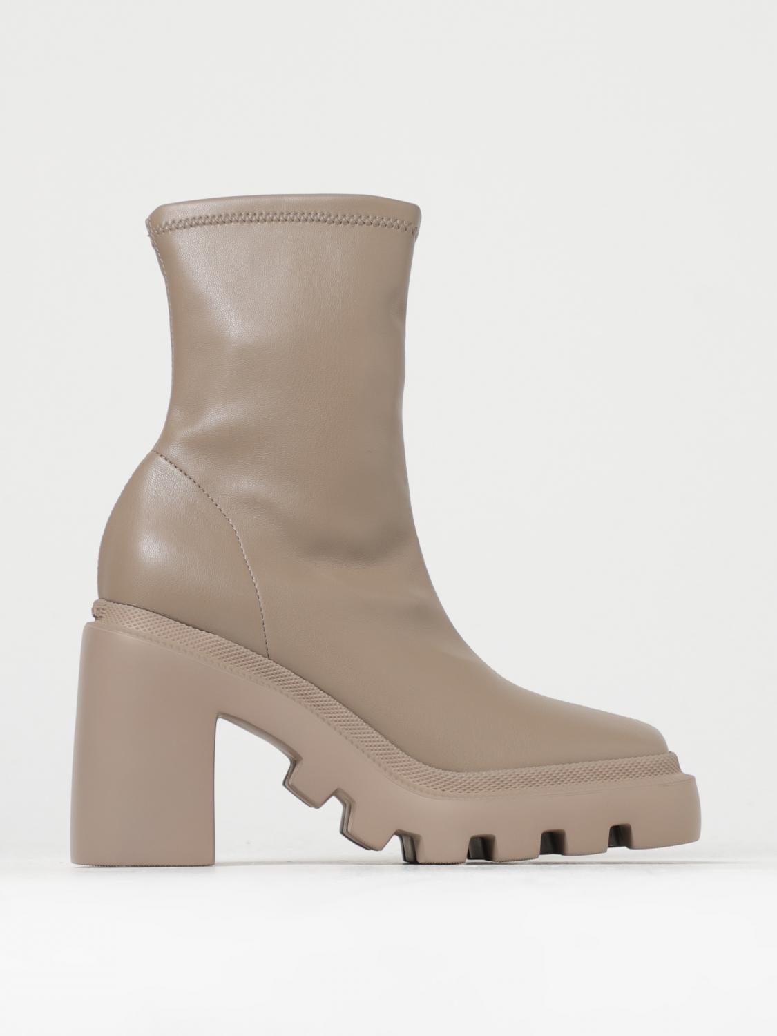 Vic Matié Flat Ankle Boots VIC MATIÉ Woman colour Mud