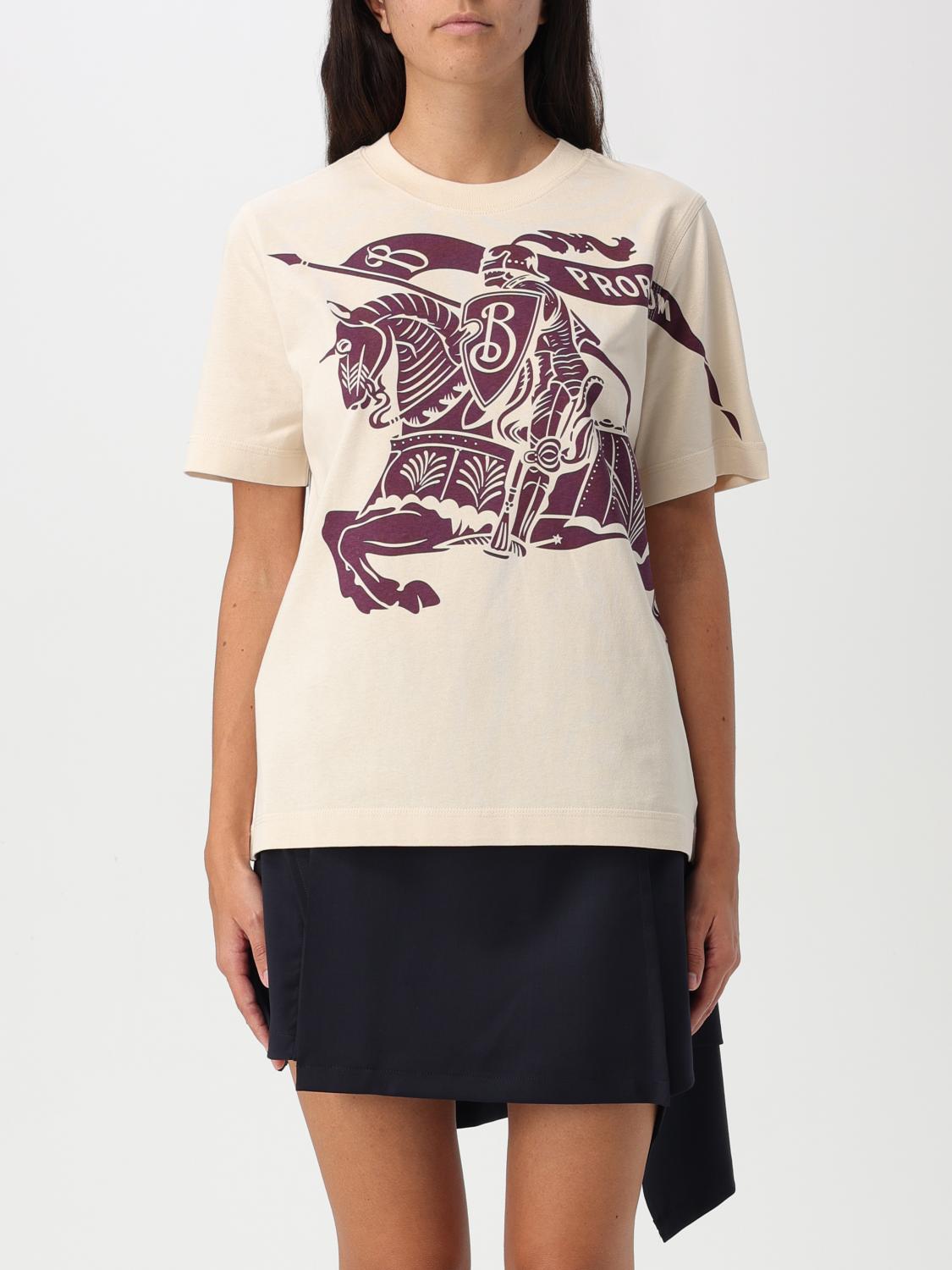 Burberry T-Shirt BURBERRY Woman color Cream