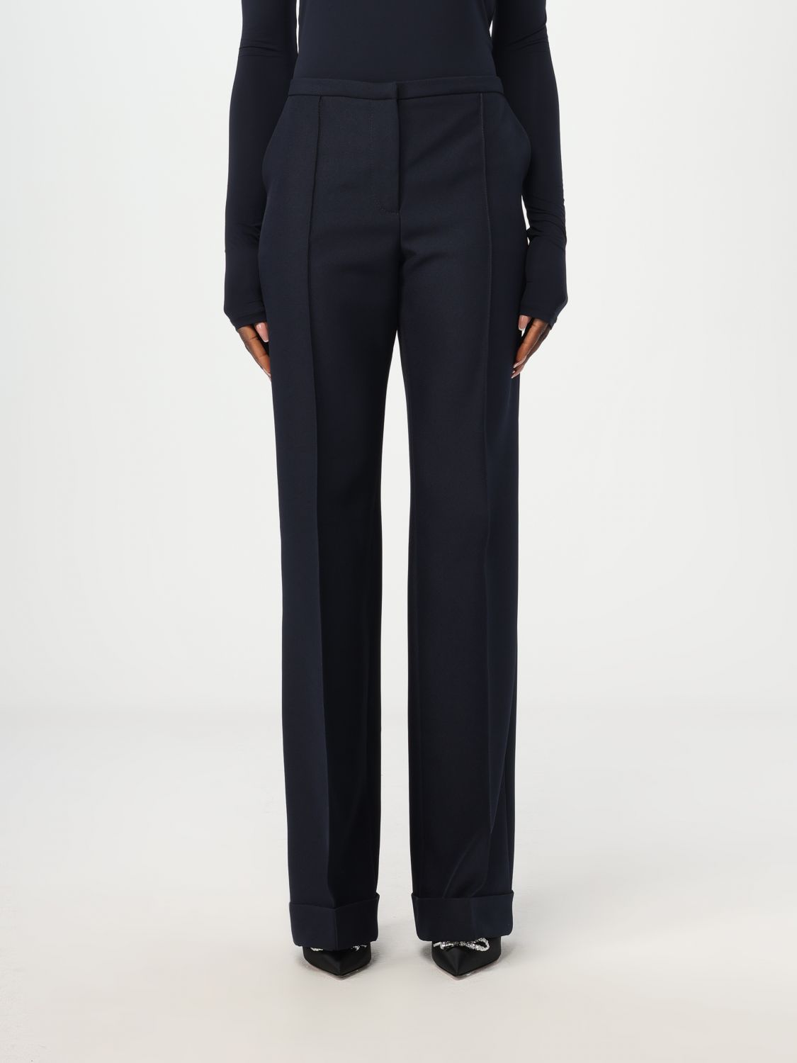 Philosophy Di Lorenzo Serafini Trousers PHILOSOPHY DI LORENZO SERAFINI Woman colour Blue