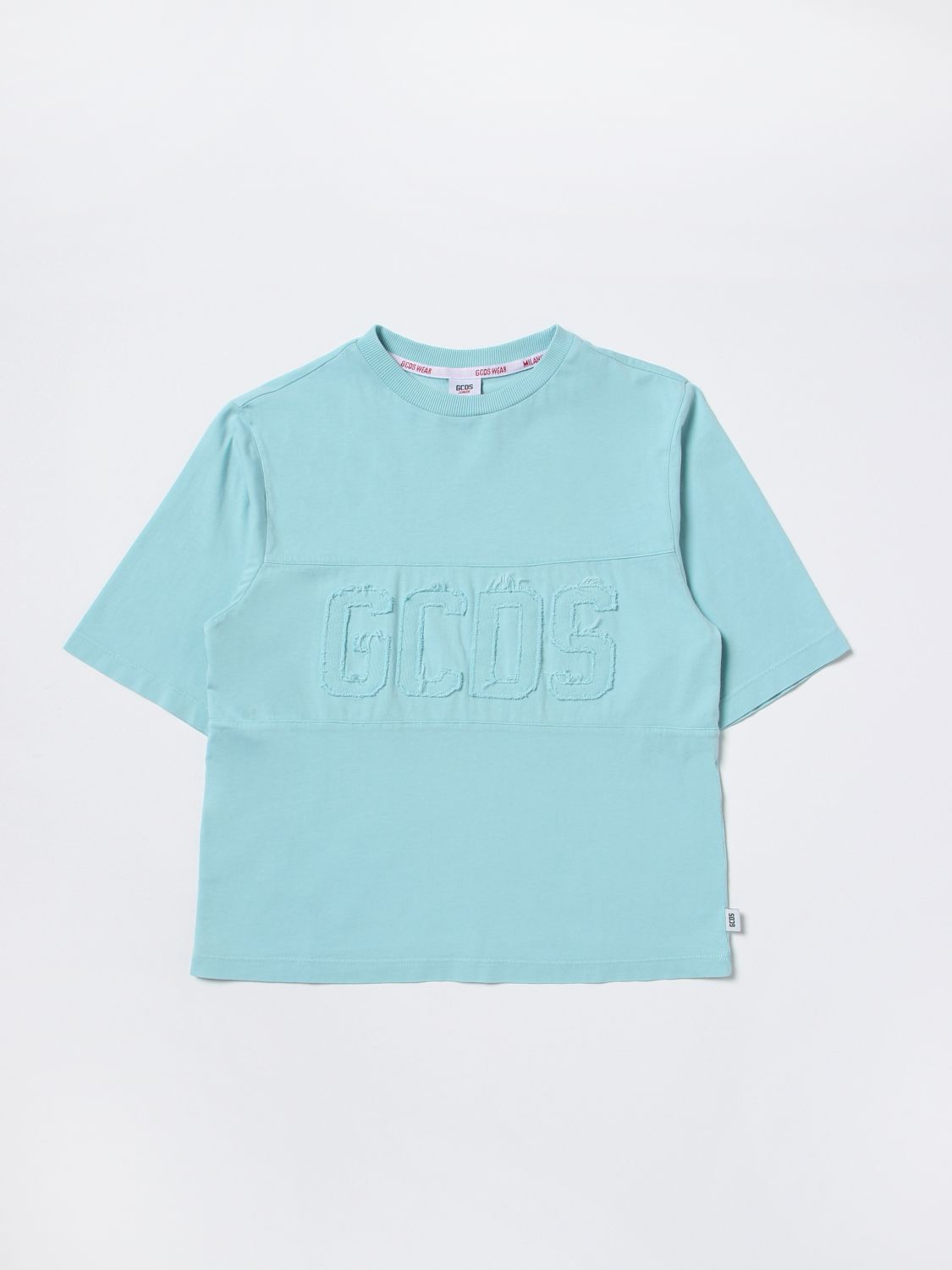 Gcds Kids T-Shirt GCDS KIDS Kids colour Gnawed Blue