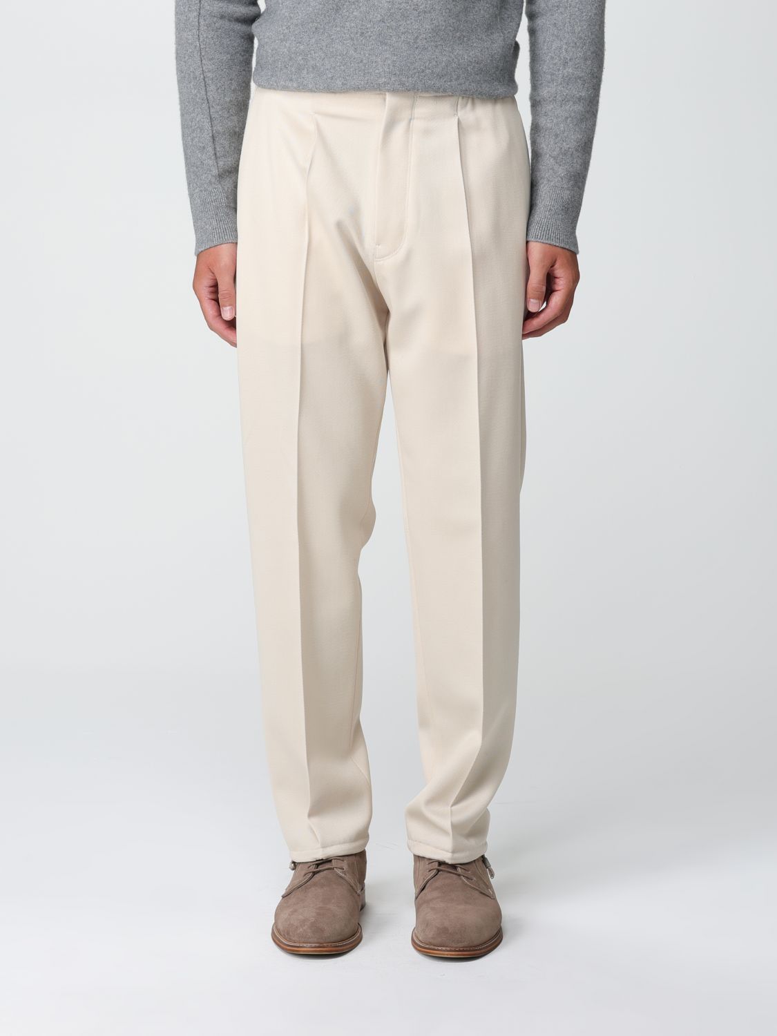 zegna Trousers ZEGNA Men colour Ivory