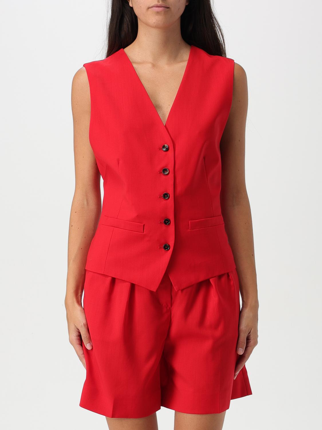 Max Mara Waistcoat MAX MARA Woman color Red