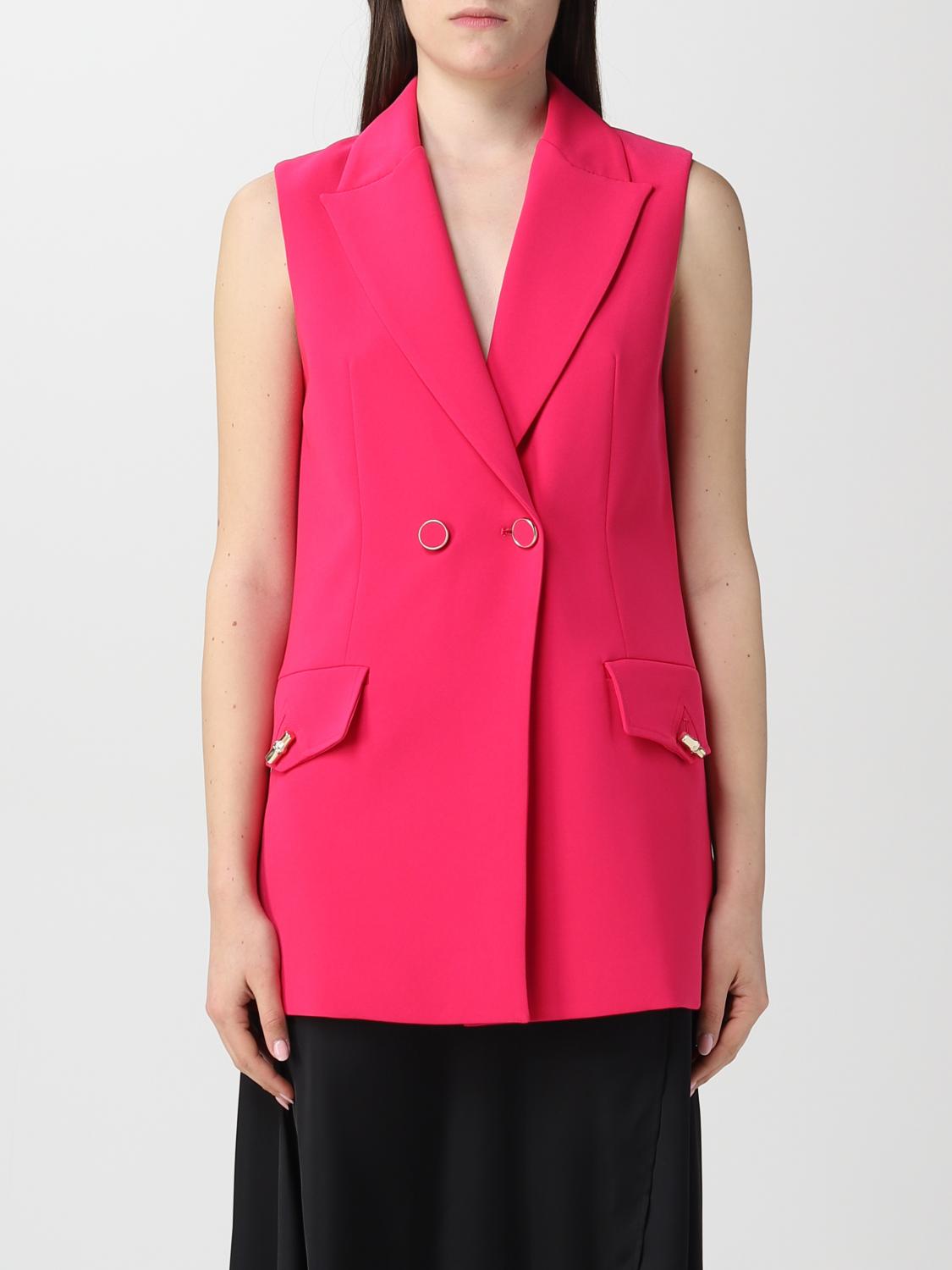 Simona Corsellini Waistcoat SIMONA CORSELLINI Woman colour Fuchsia