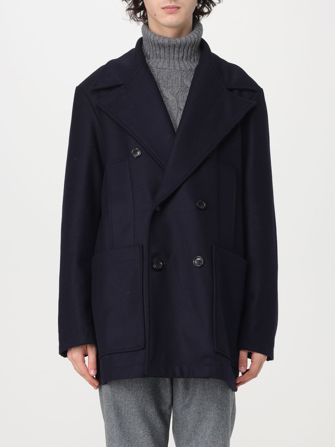 Grifoni Coat GRIFONI Men colour Blue