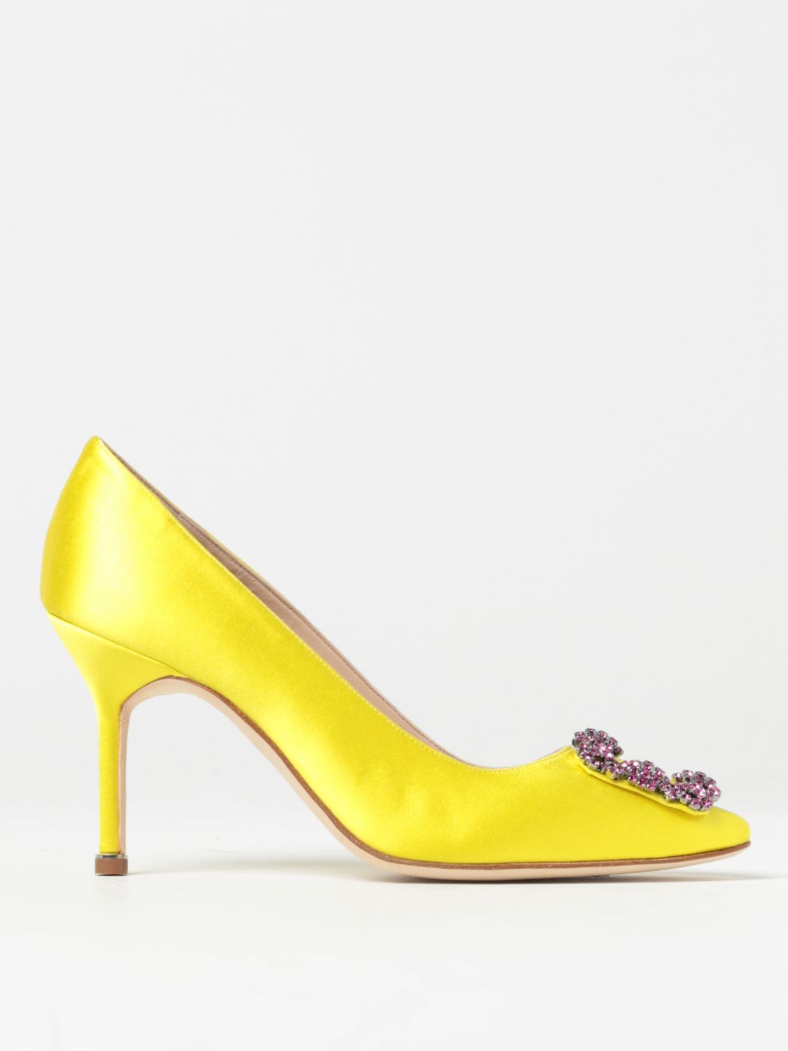 Manolo Blahnik Court Shoes MANOLO BLAHNIK Woman colour Yellow