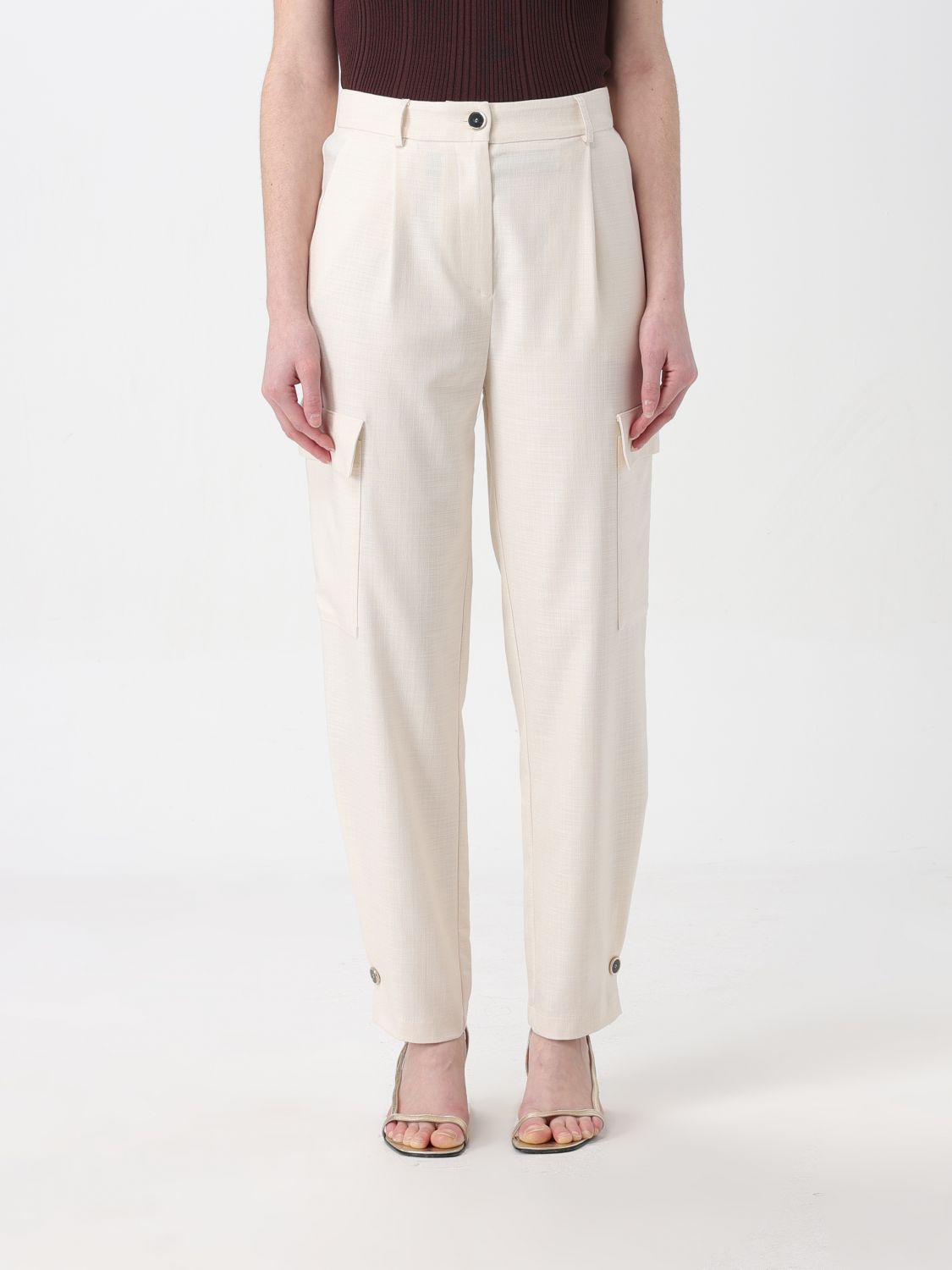 Simona Corsellini Trousers SIMONA CORSELLINI Woman colour White