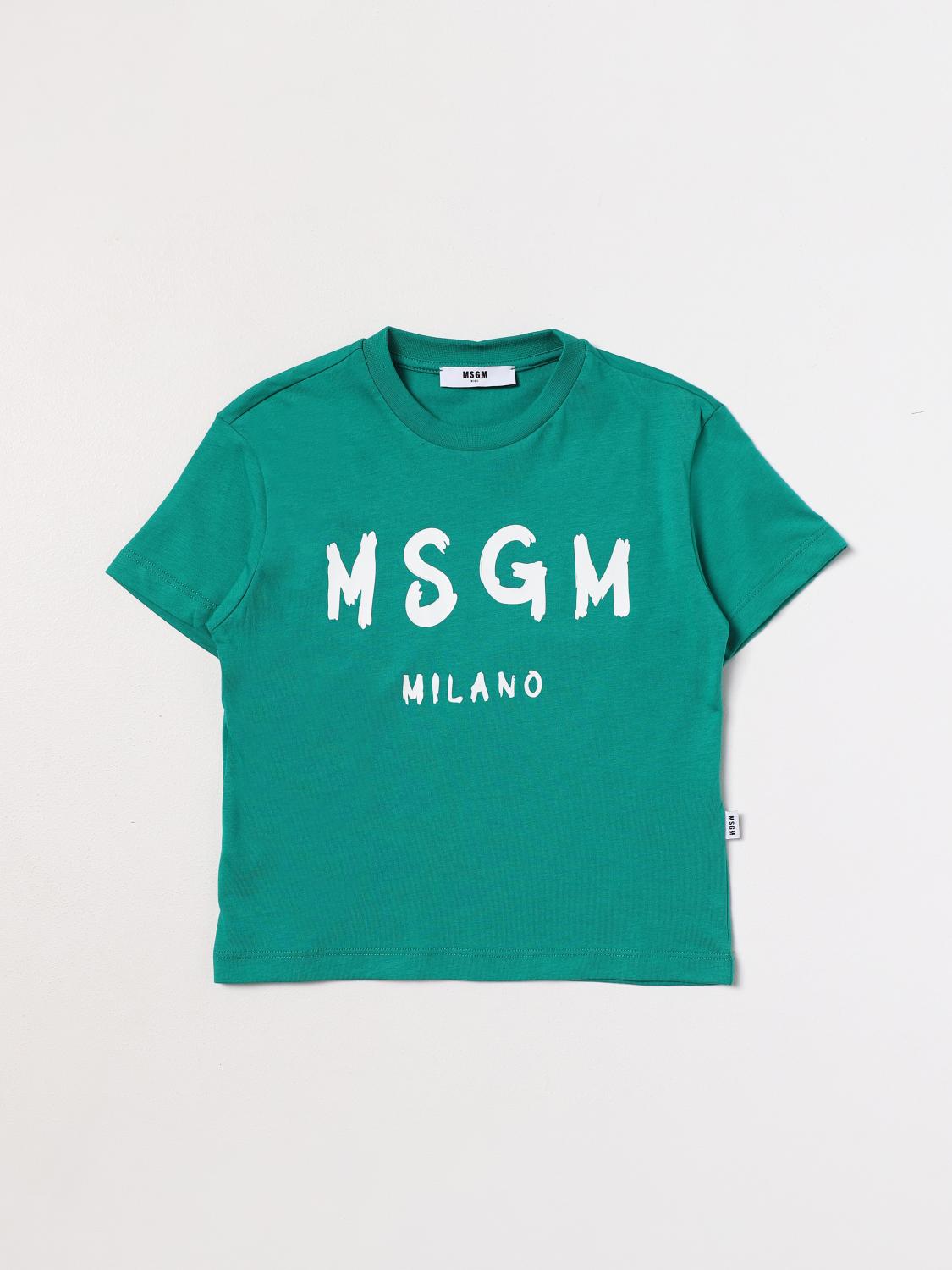 Msgm Kids T-Shirt MSGM KIDS Kids colour Green