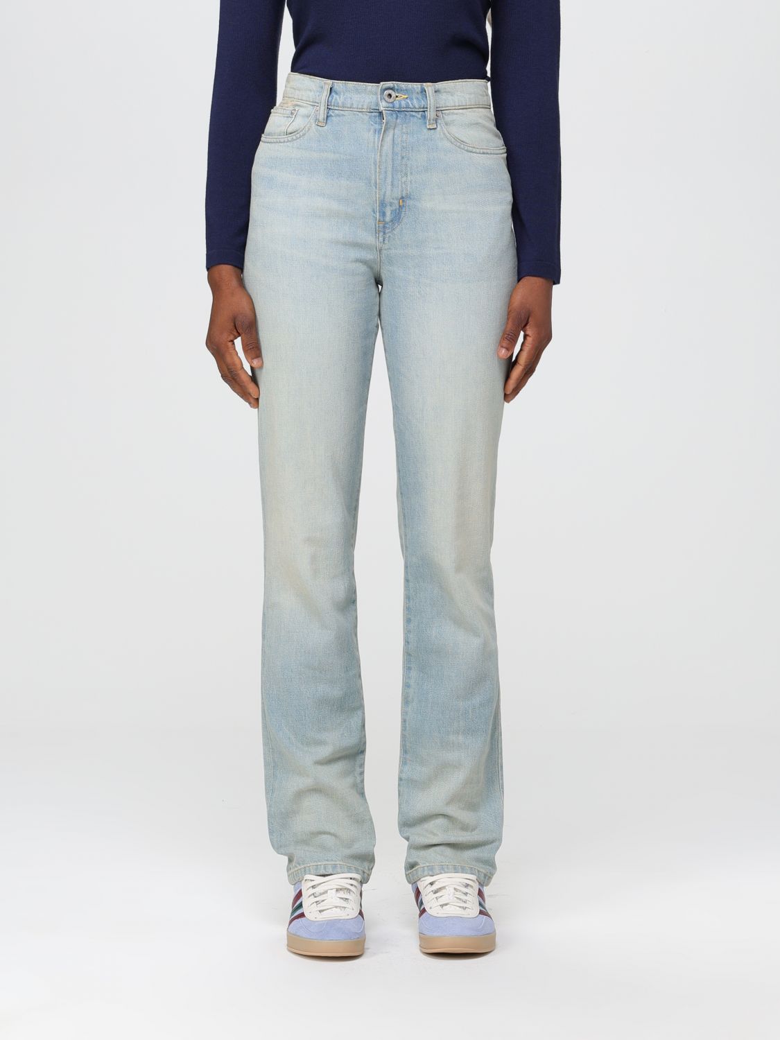 Kenzo Jeans KENZO Woman colour Grey