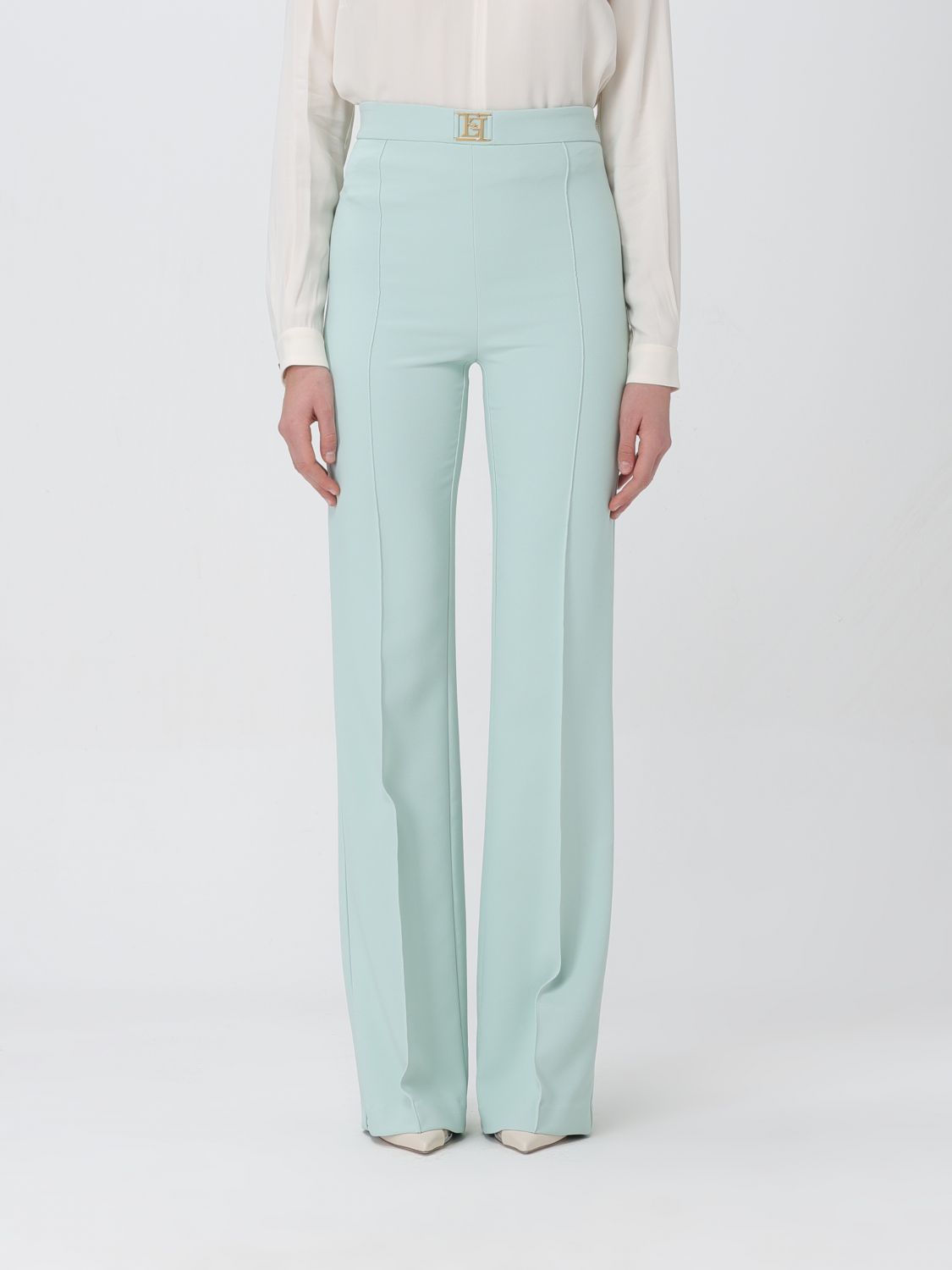 Elisabetta Franchi Trousers ELISABETTA FRANCHI Woman colour Water