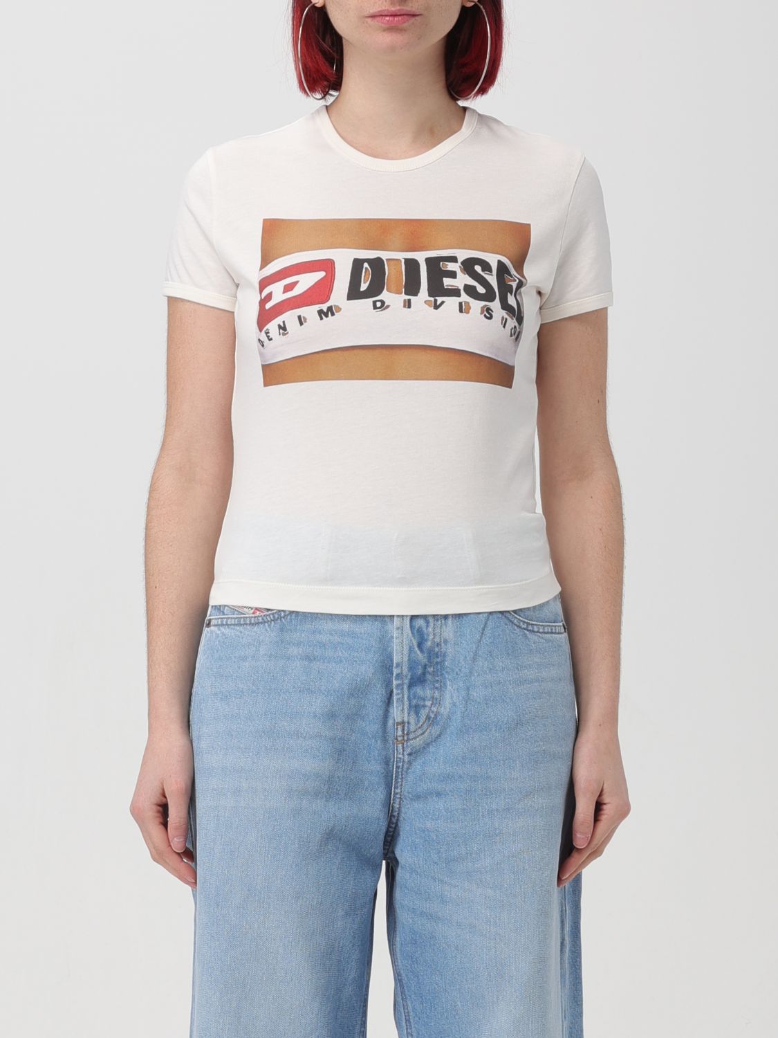 Diesel T-Shirt DIESEL Woman colour White