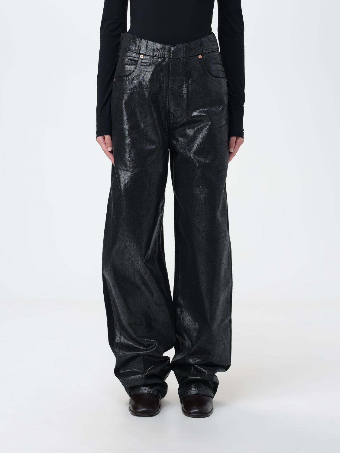 MM6 Maison Margiela Jeans MM6 MAISON MARGIELA Woman colour Black