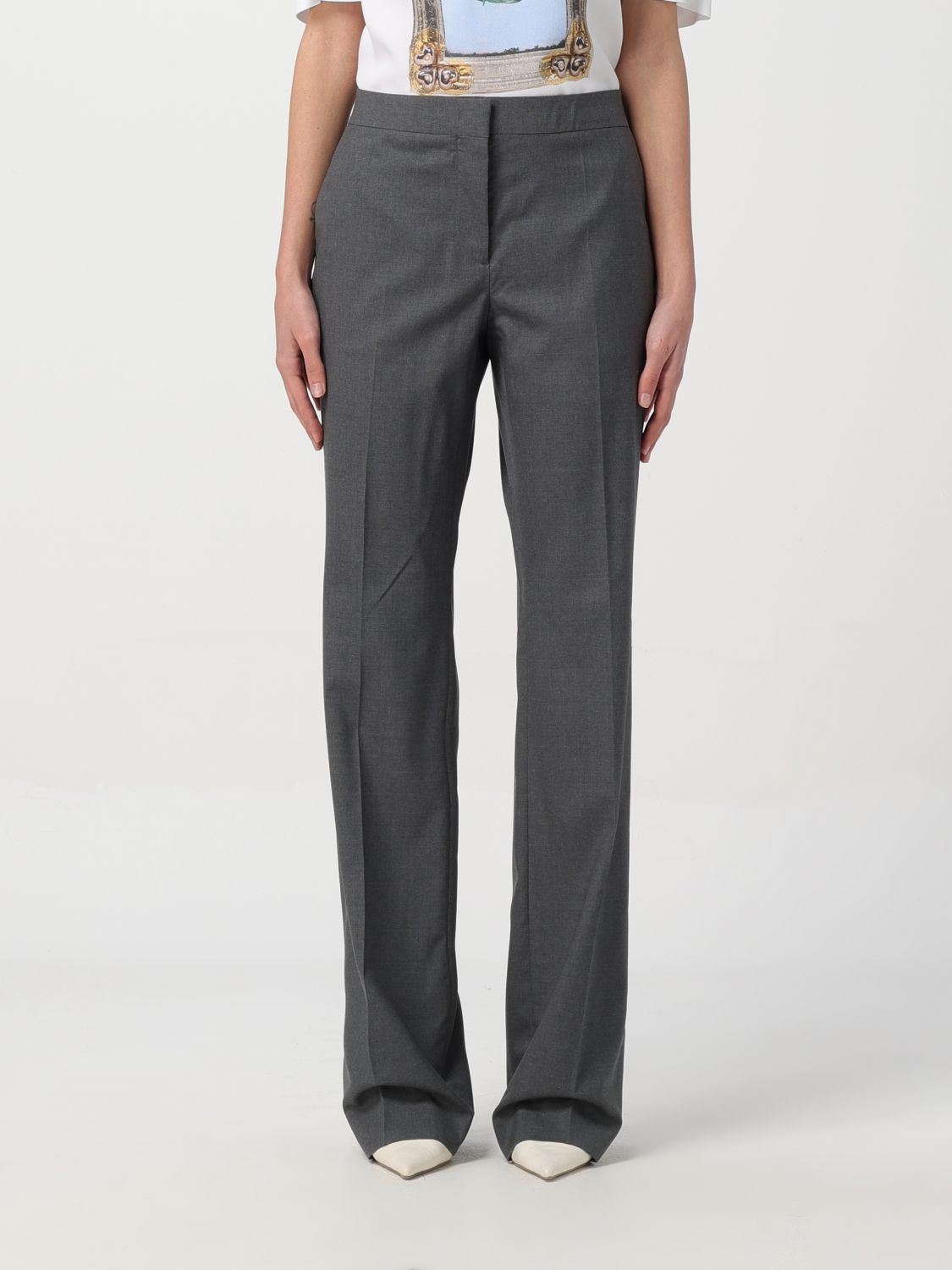 Moschino Couture Trousers MOSCHINO COUTURE Woman colour Grey