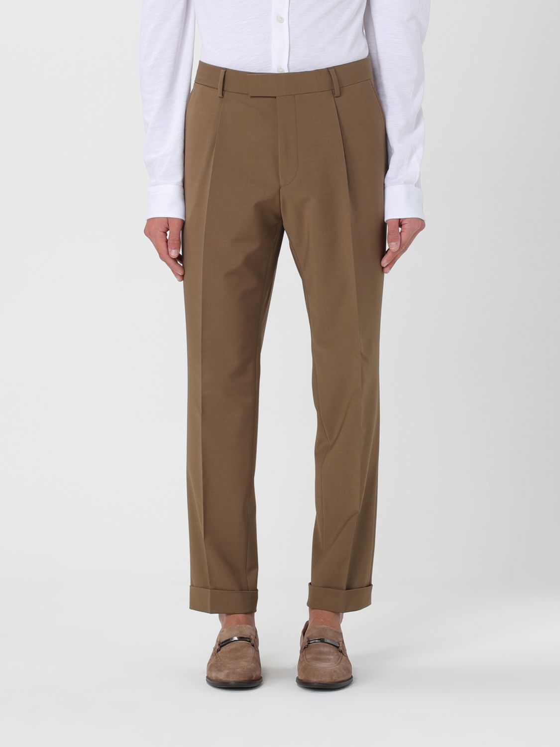 BOSS Trousers BOSS Men colour Beige