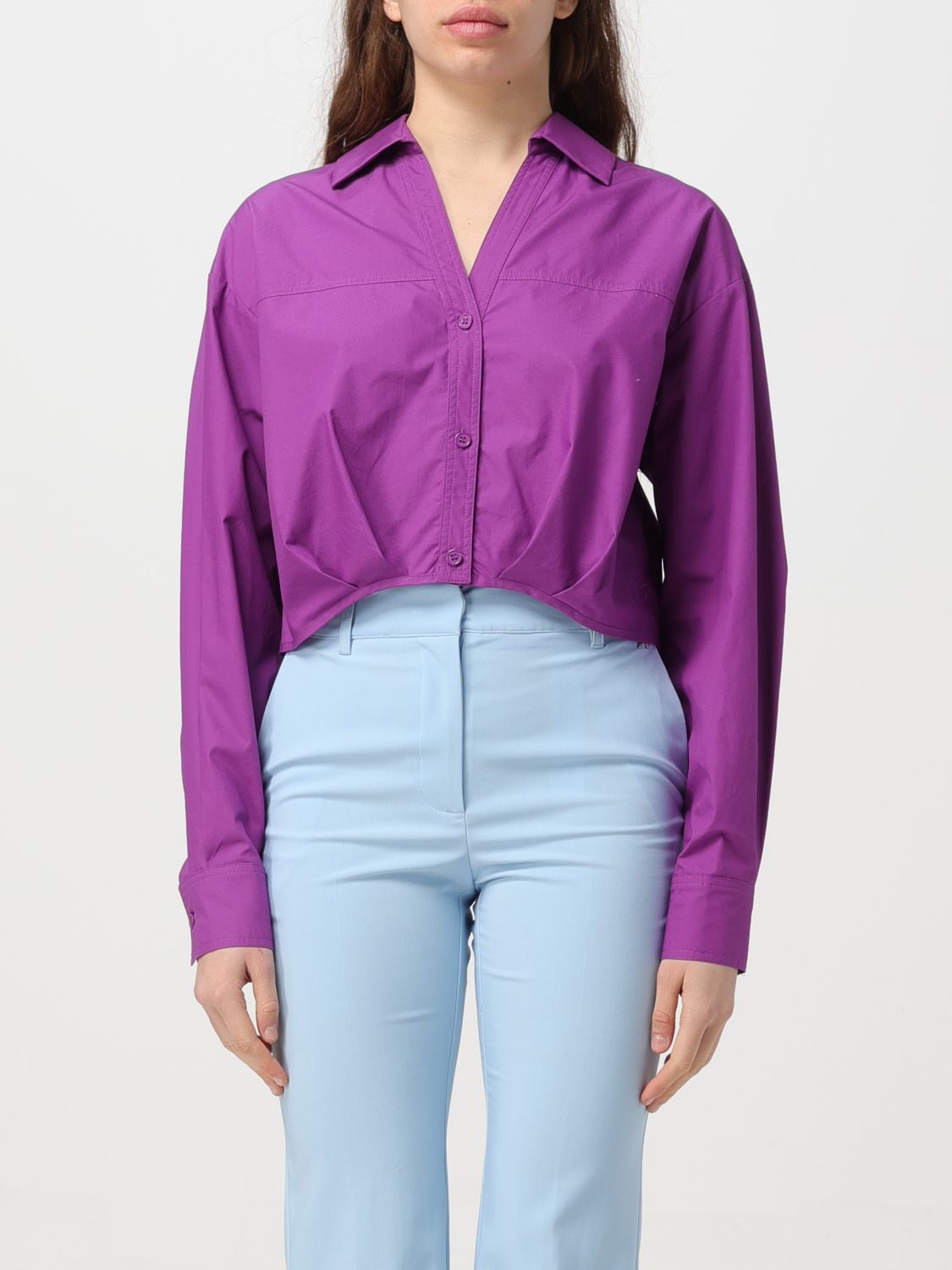 Actitude Twinset Shirt ACTITUDE TWINSET Woman colour Violet