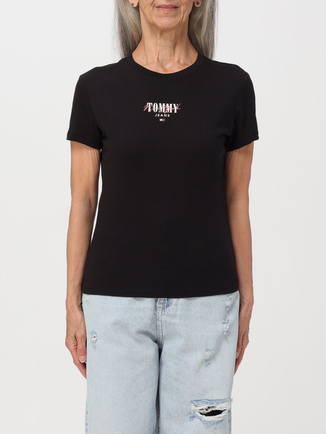 Tommy Jeans T-Shirt TOMMY JEANS Woman colour Black