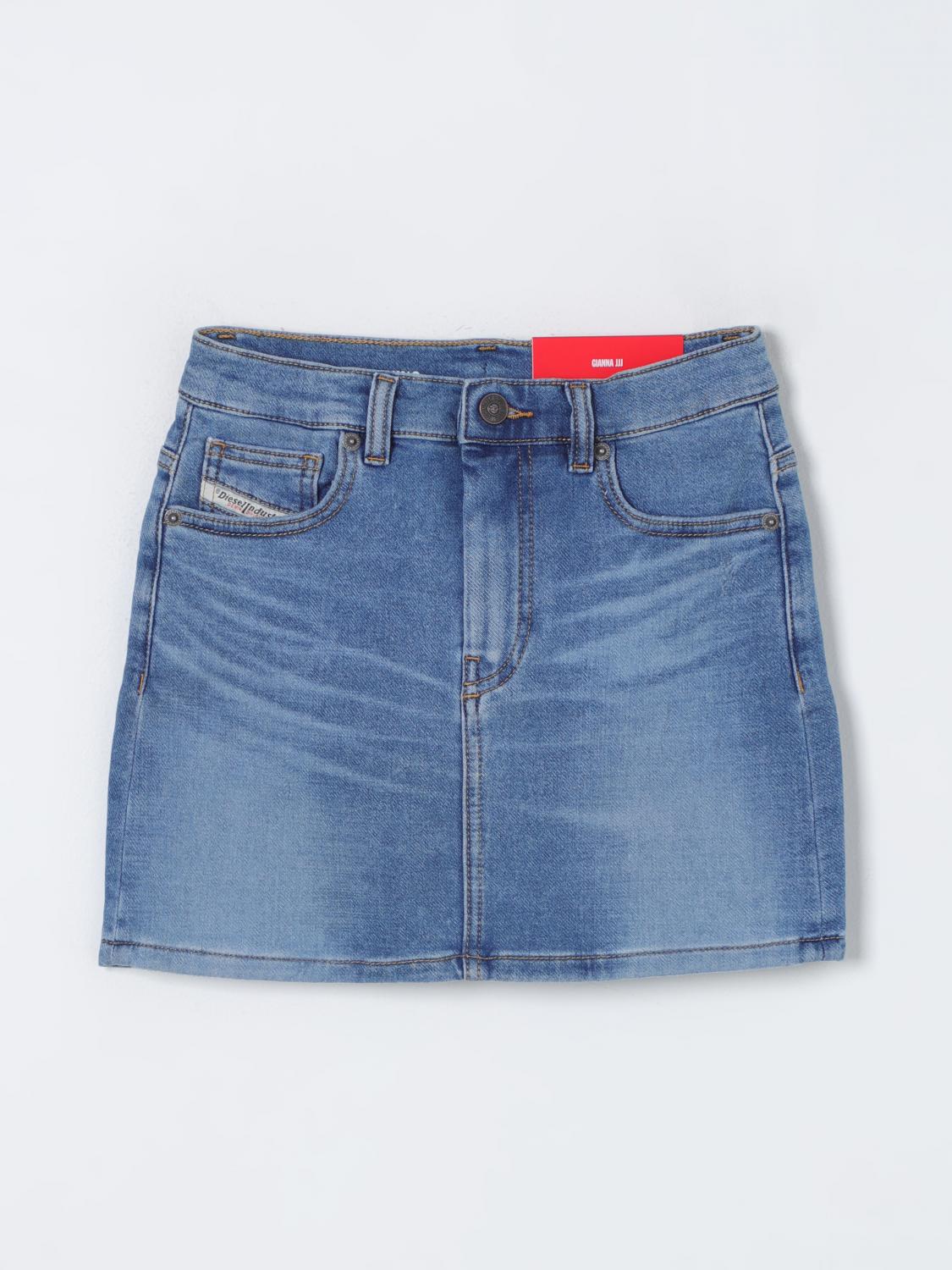 Diesel Skirt DIESEL Kids colour Denim