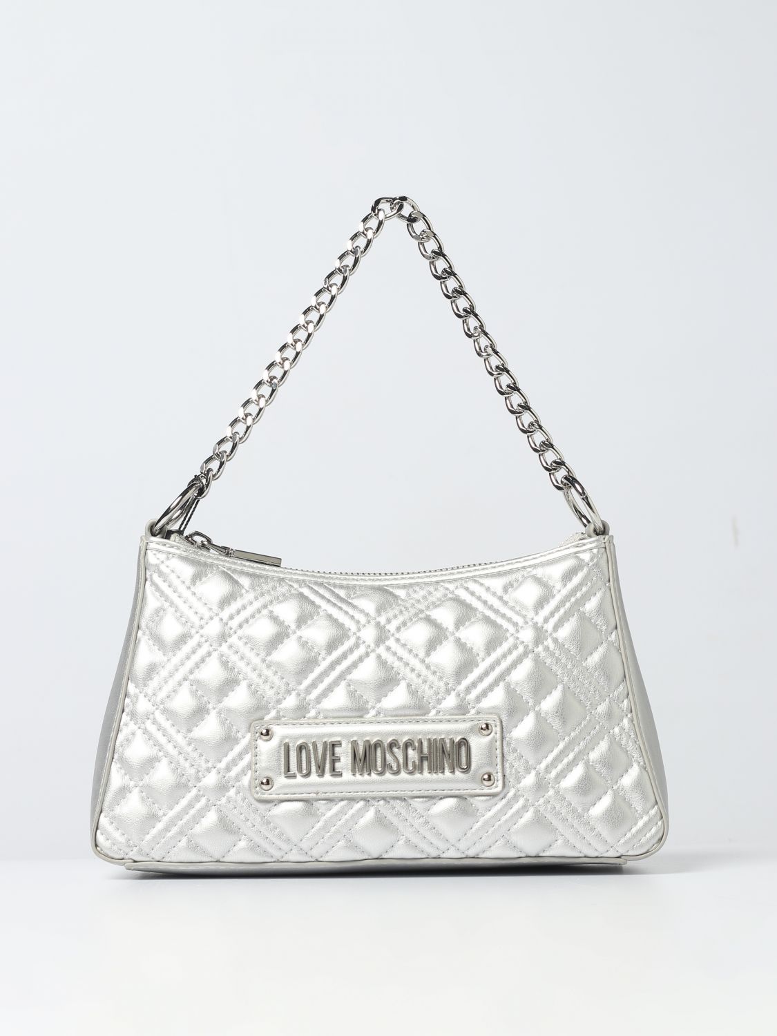 Love Moschino Shoulder Bag LOVE MOSCHINO Woman colour Silver