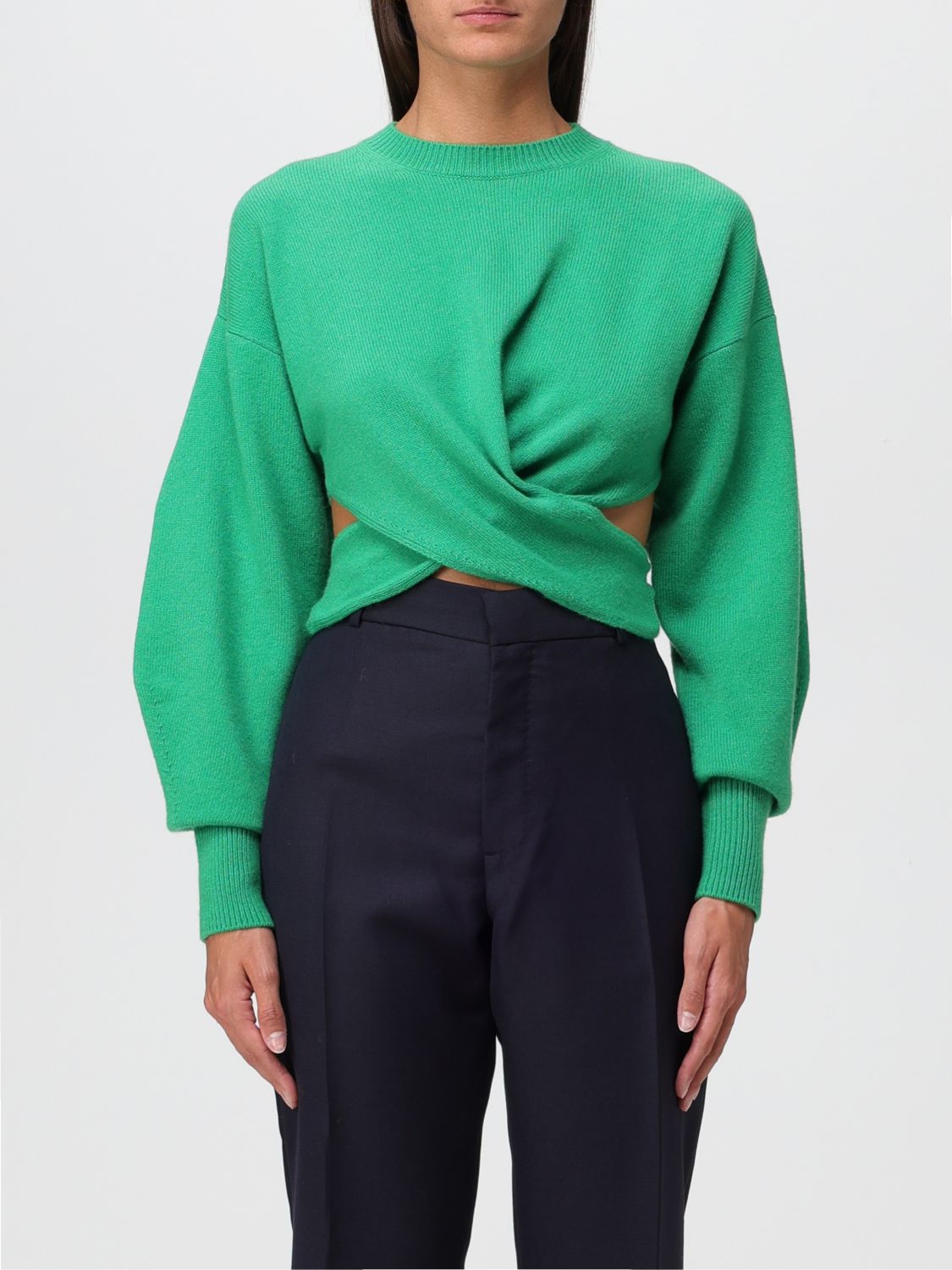 Alexander McQueen Jumper ALEXANDER MCQUEEN Woman colour Green