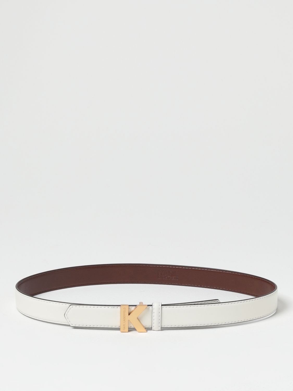 Karl Lagerfeld Belt KARL LAGERFELD Woman colour White