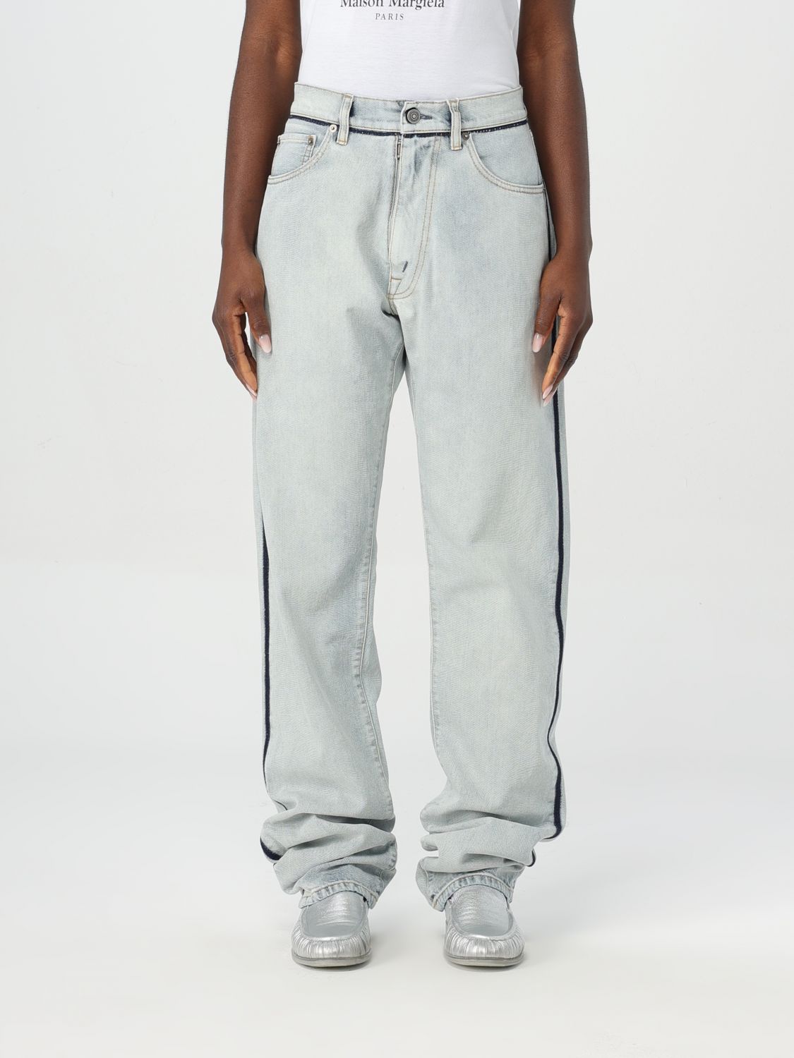 Maison Margiela Jeans MAISON MARGIELA Woman colour Denim