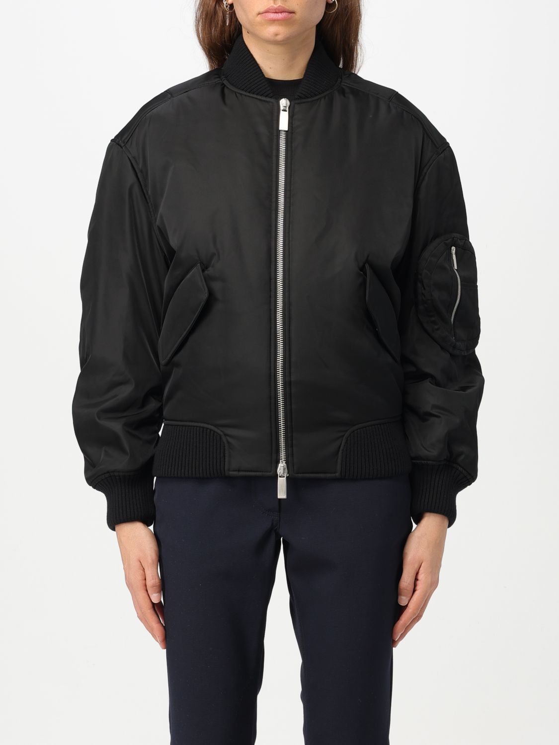 OFF-WHITE Jacket OFF-WHITE Woman colour Black