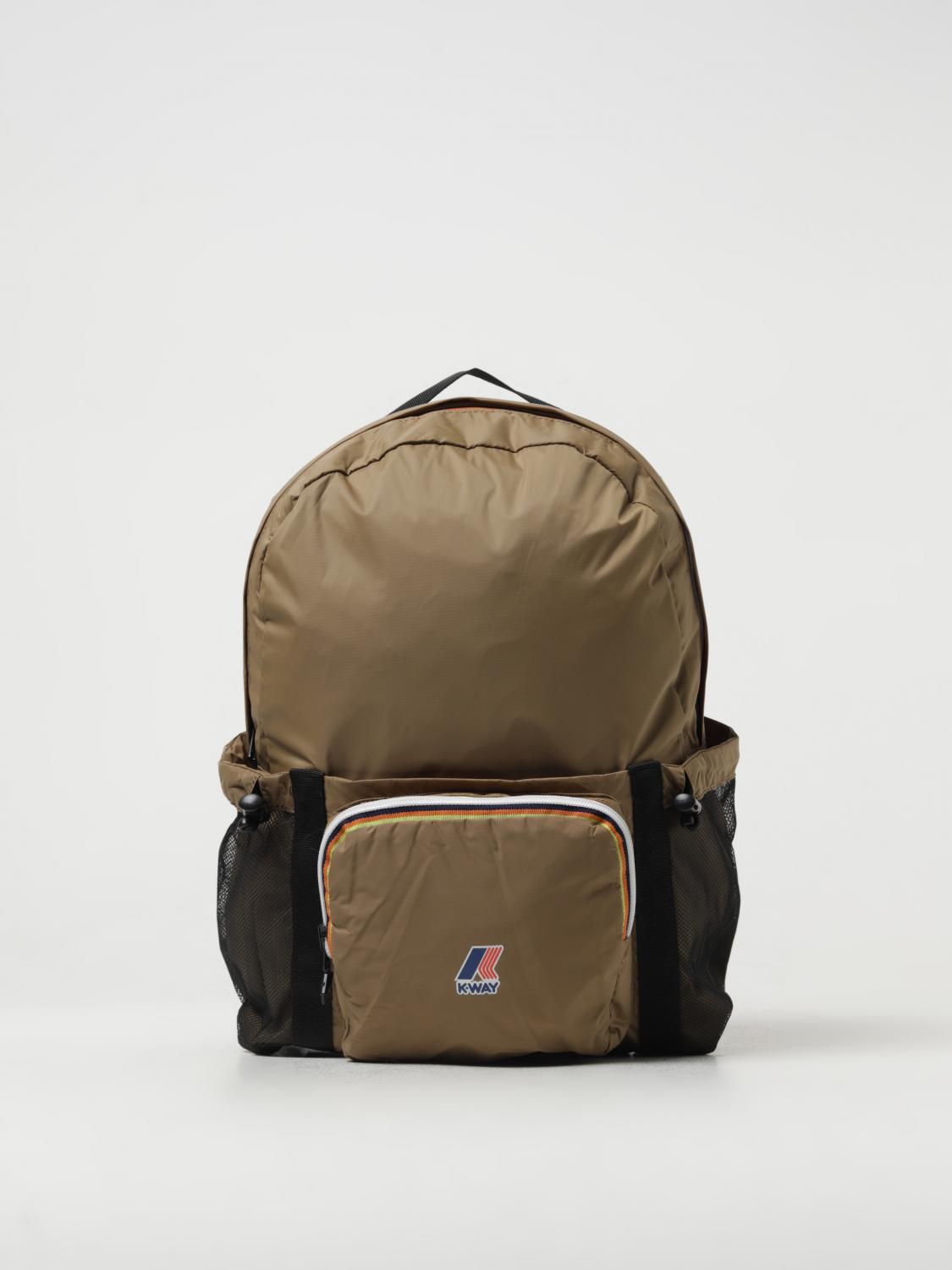 K-Way Backpack K-WAY Men colour Brown