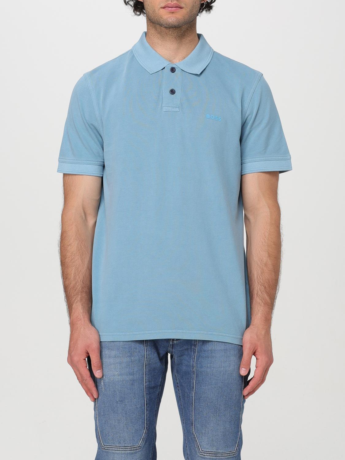 BOSS Polo Shirt BOSS Men color Blue 1