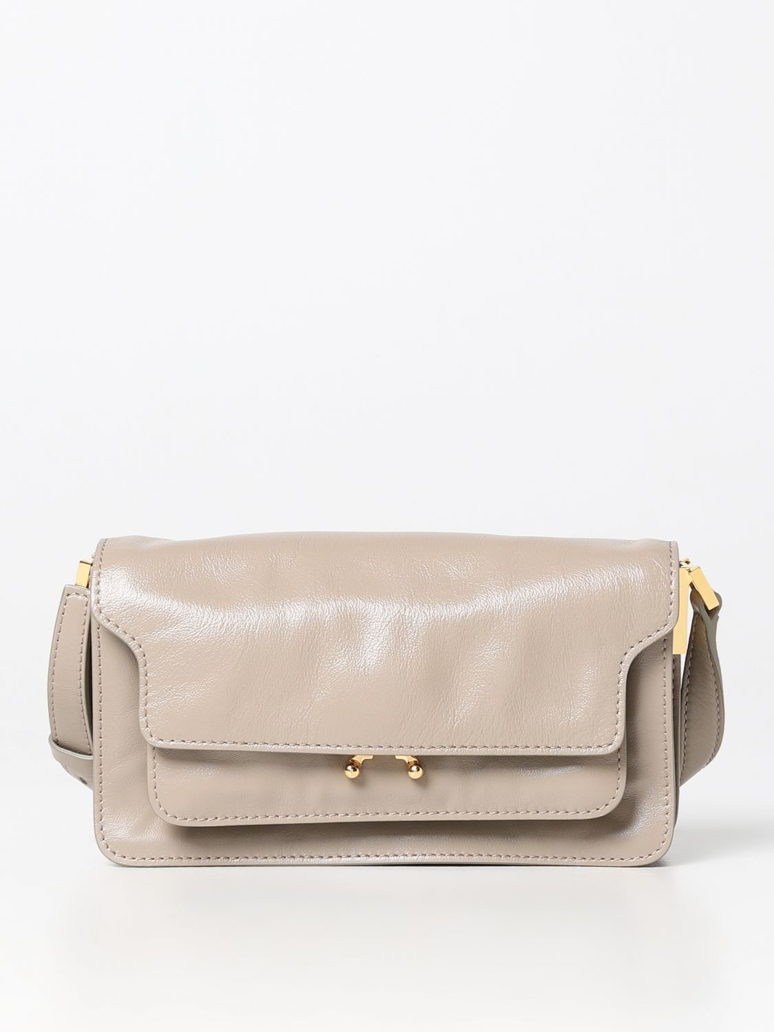 Marni Crossbody Bags MARNI Woman colour Mastic