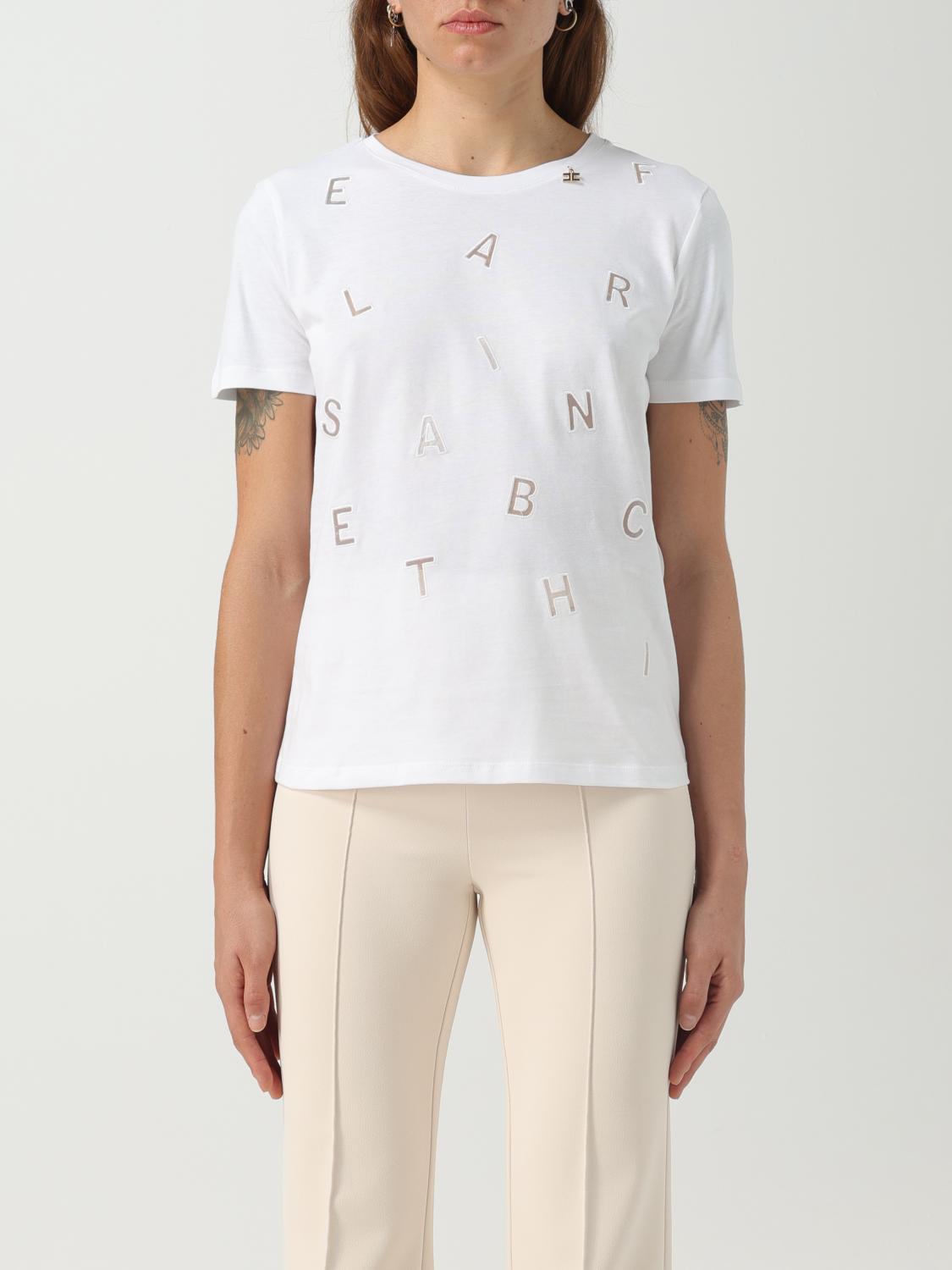 Elisabetta Franchi T-Shirt ELISABETTA FRANCHI Woman colour White