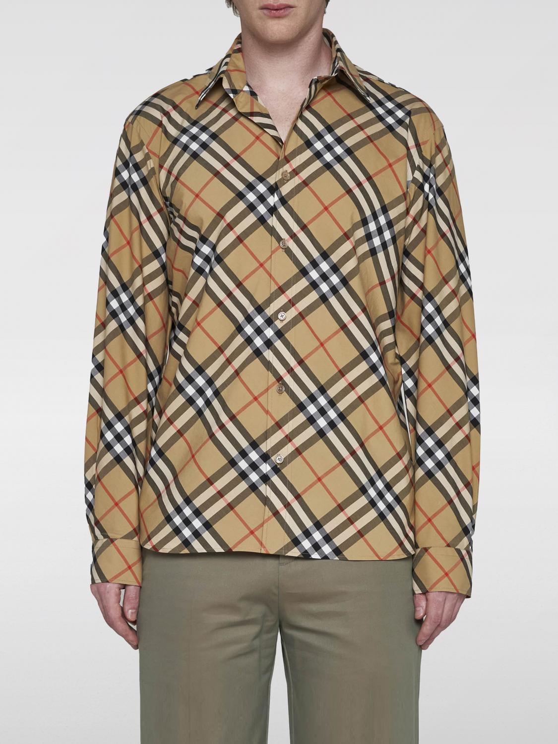 Burberry Shirt BURBERRY Men color Beige